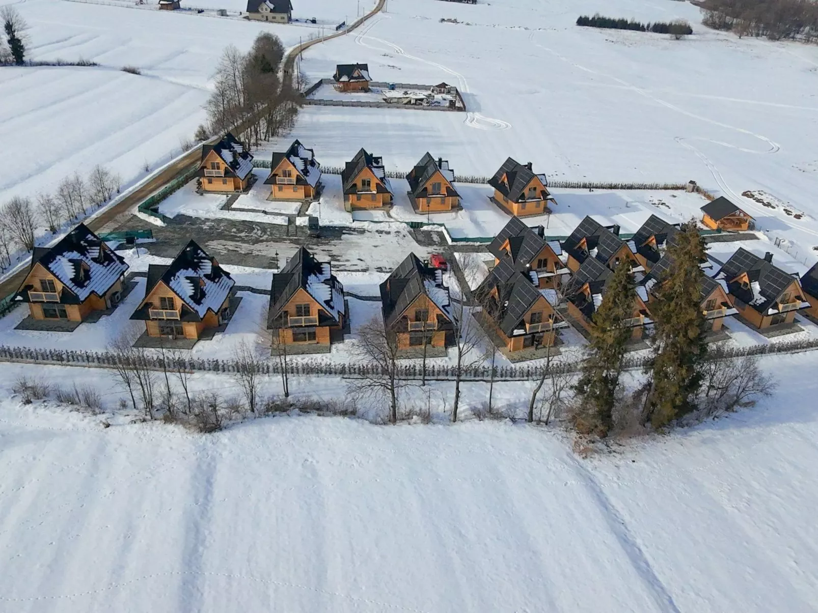 Krokus Tal Dorf unter der Tatra-Draußen