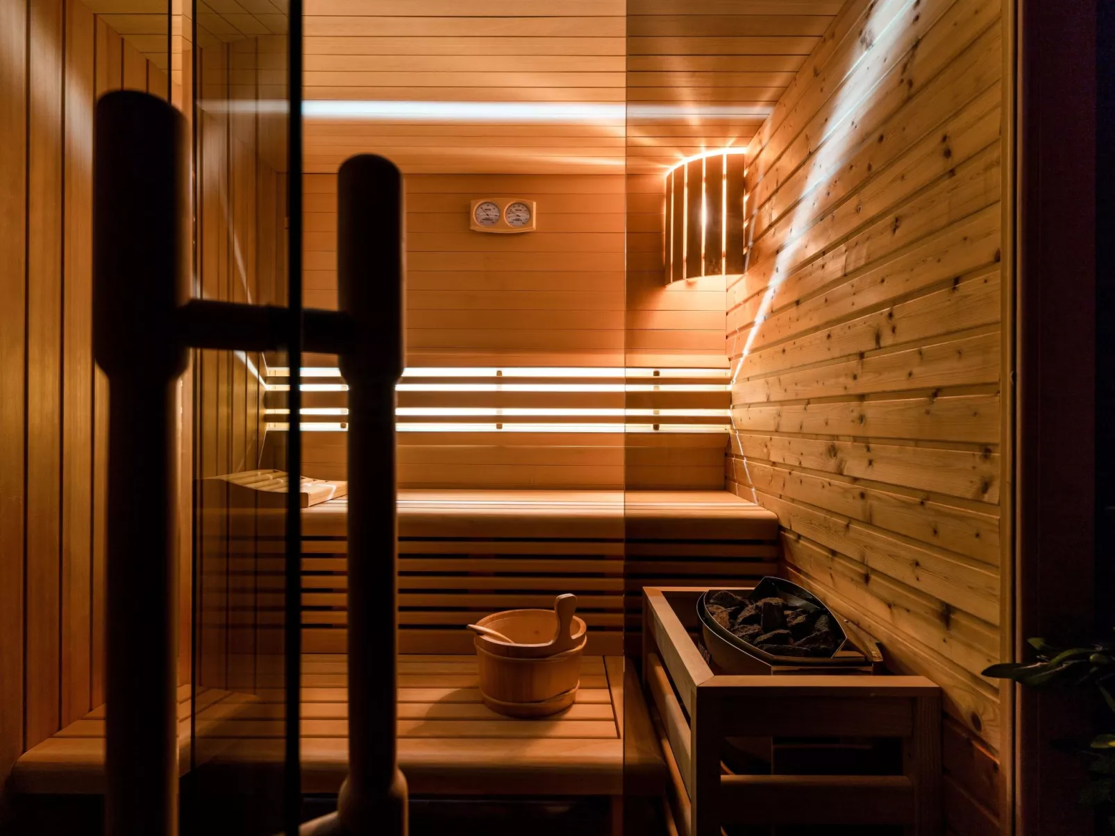 Villa Longfield mit privaten Pool und Sauna-Dedans