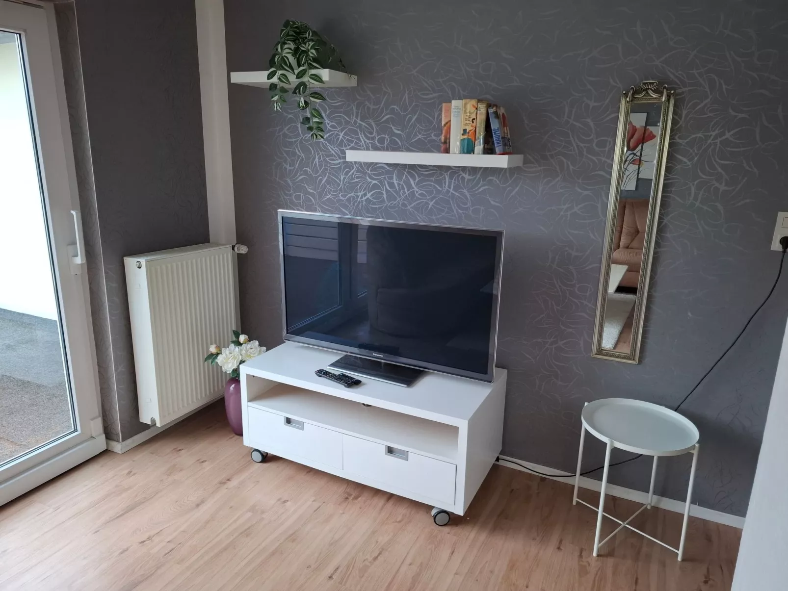 Private Ferienwohnung in Nordenham, großer Balkon