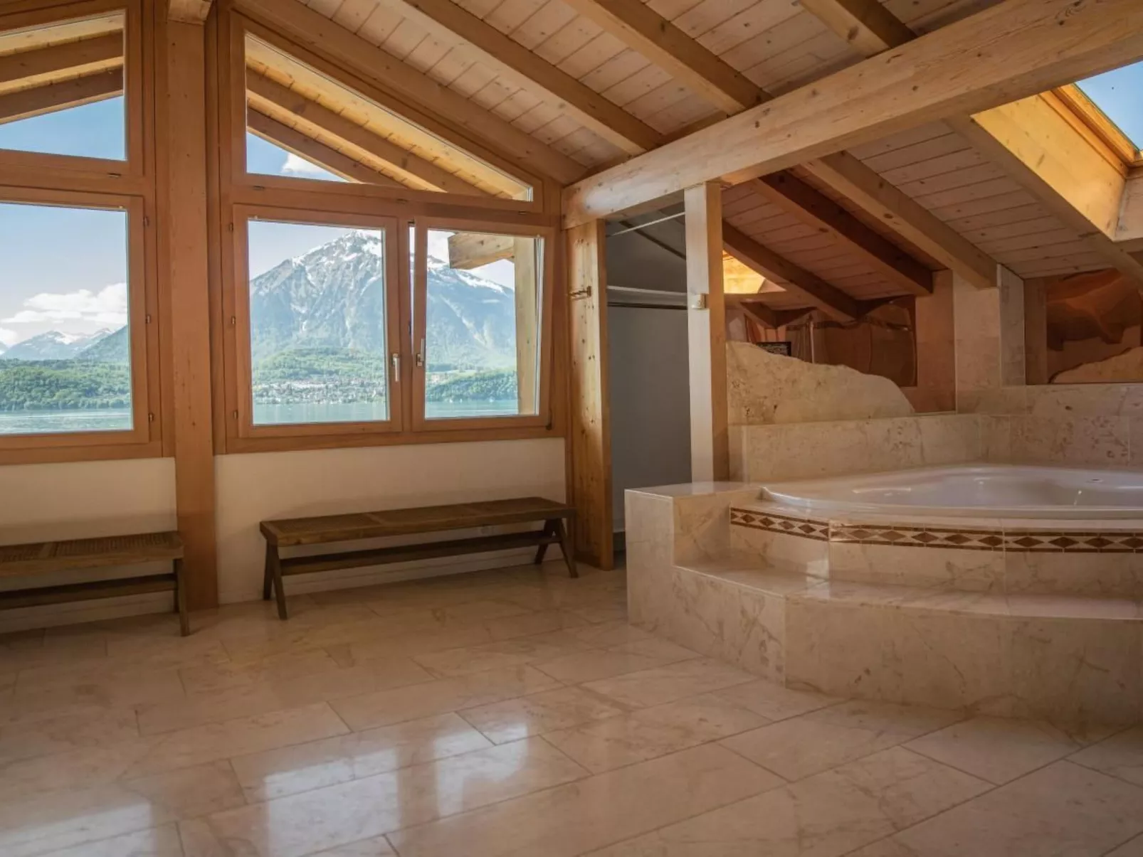 Chalet am See mit Panorama Aussicht