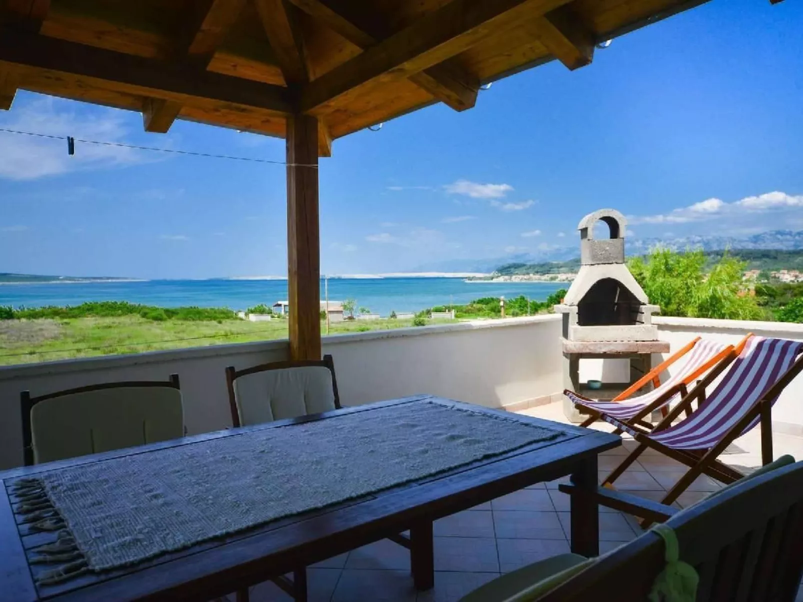 Wohnung mit Whirlpool-Draußen