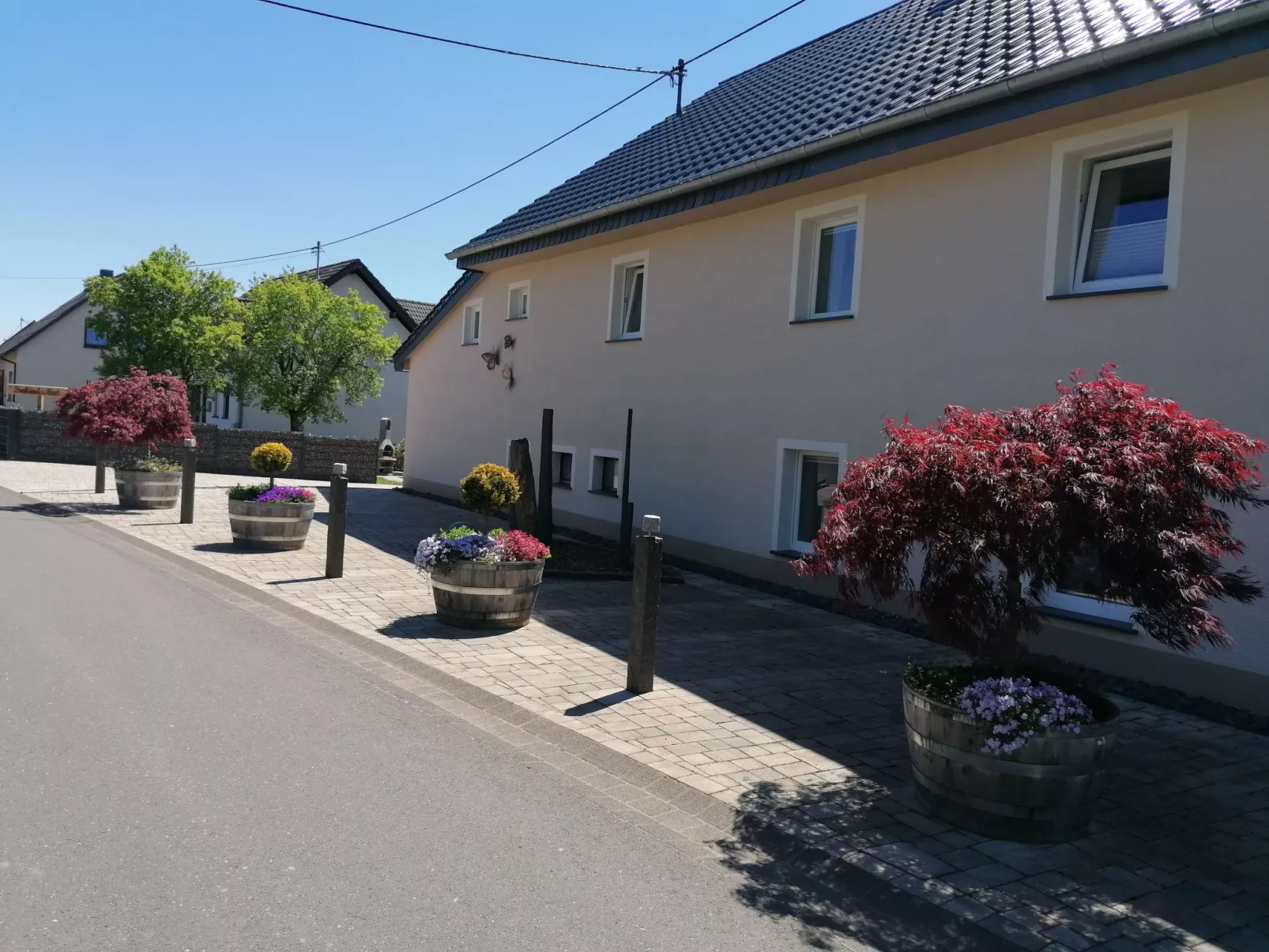 Appartement mit Terrasse-Draußen