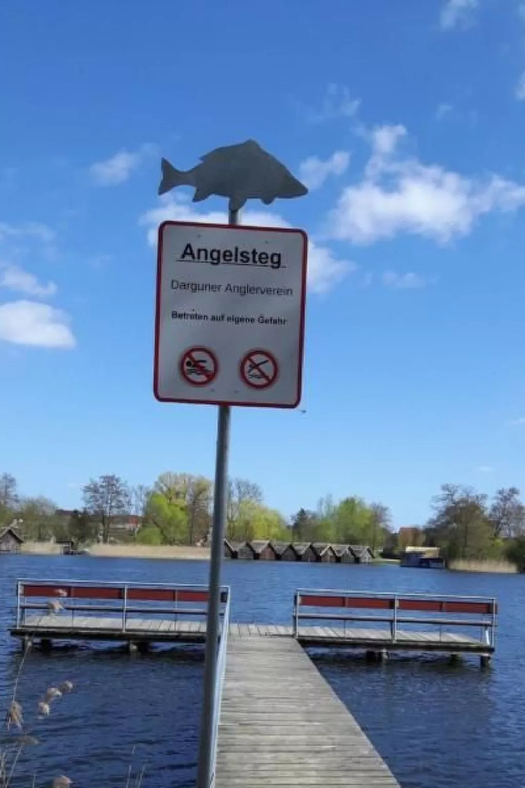 Ferienhaus Claire am Klostersee Urlaub mit Hund-Draußen
