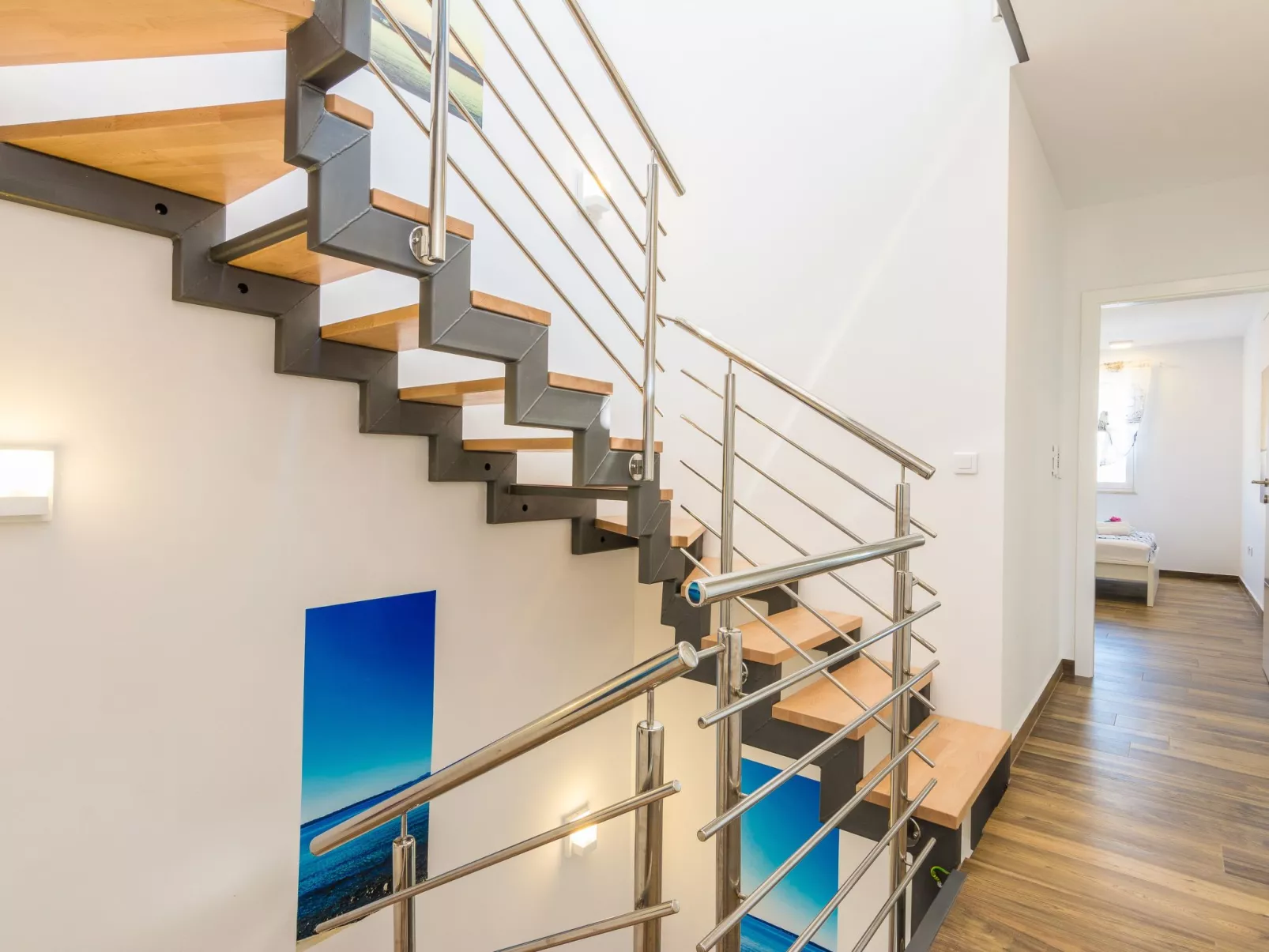 Strandvilla "Miri Olive" mit beheiztem Pool-Drinnen