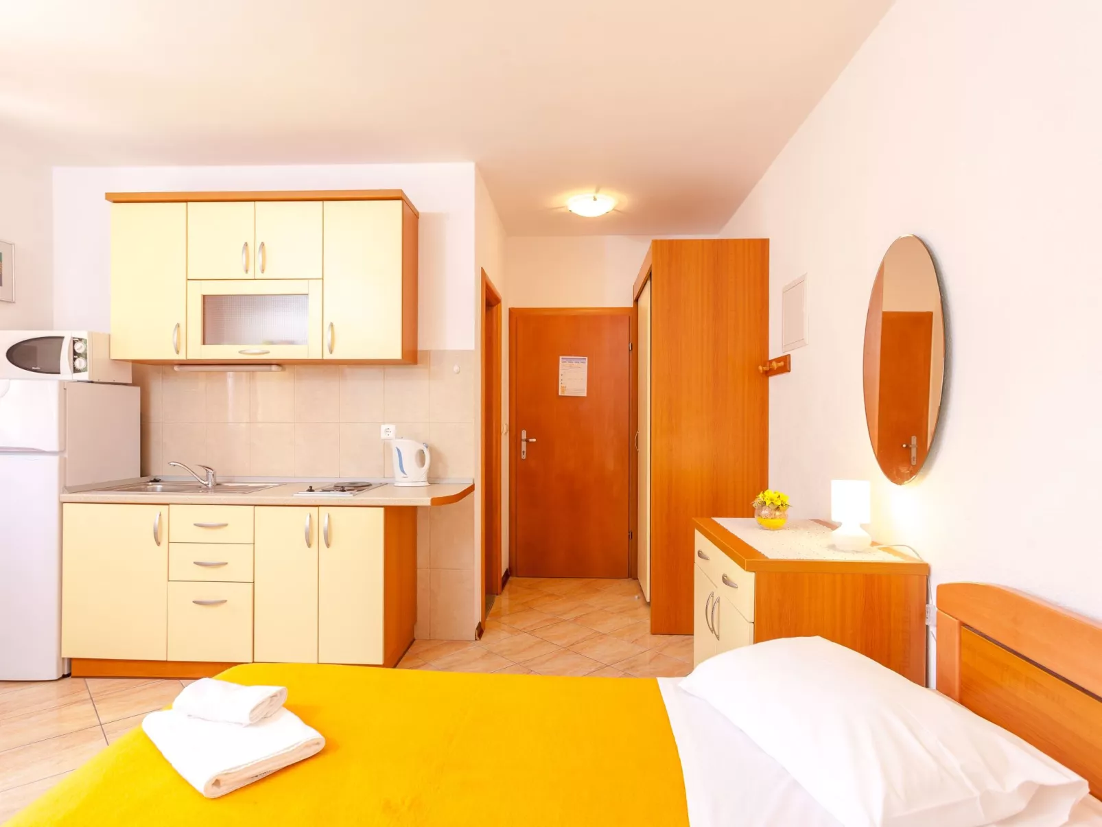 Studio im Erdgeschoss für zwei Personen mit einer Terrasse