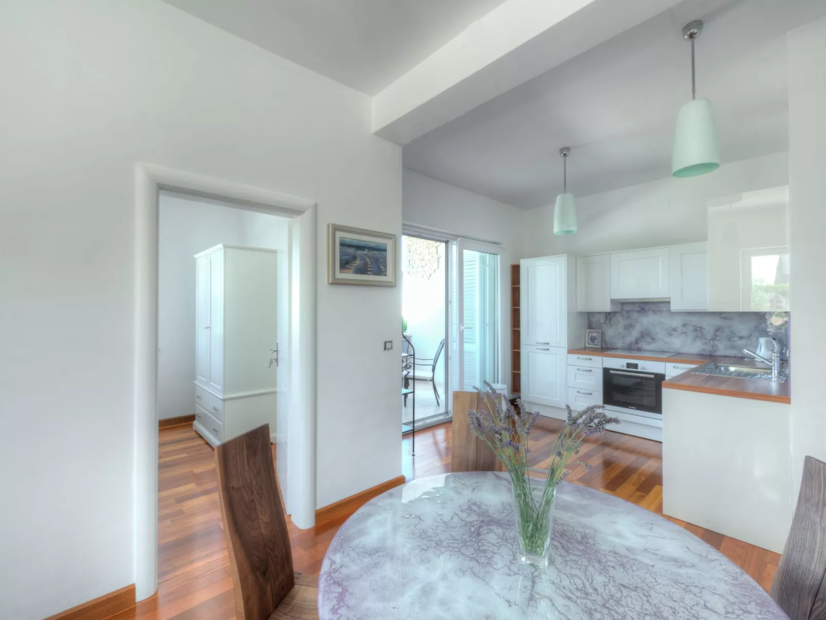 Wohnung "Villa Kos A-1" mit Pool-Drinnen