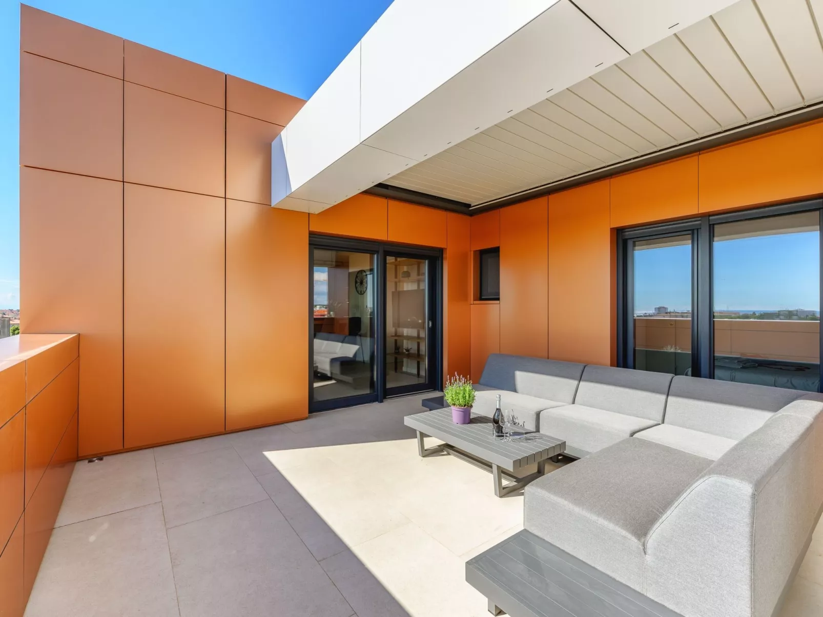 Luxuriöses Penthouse Viki mit Meerblick-Drinnen