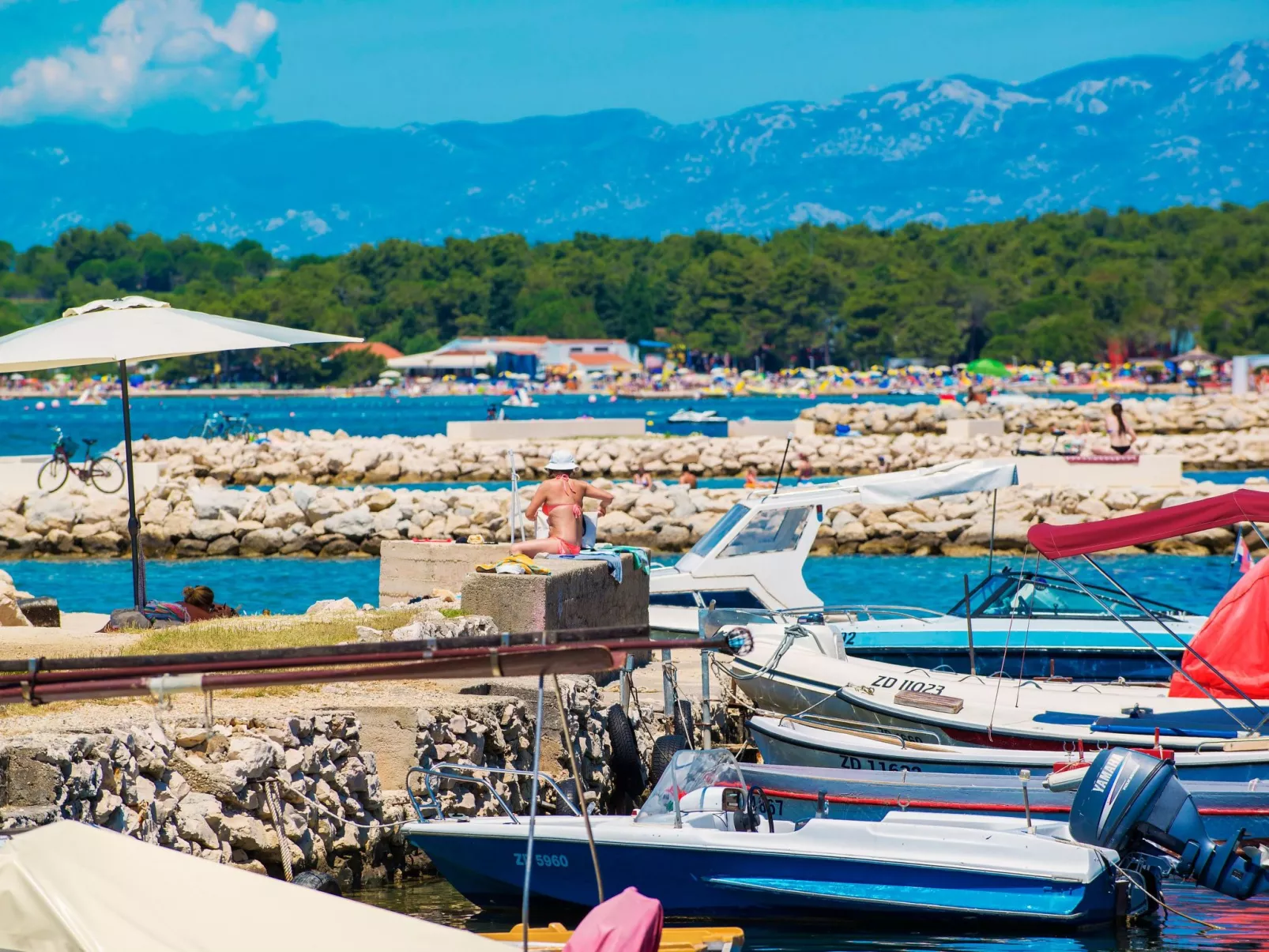Wohnung "Astoria" mit Blick auf das Wasser-Draußen