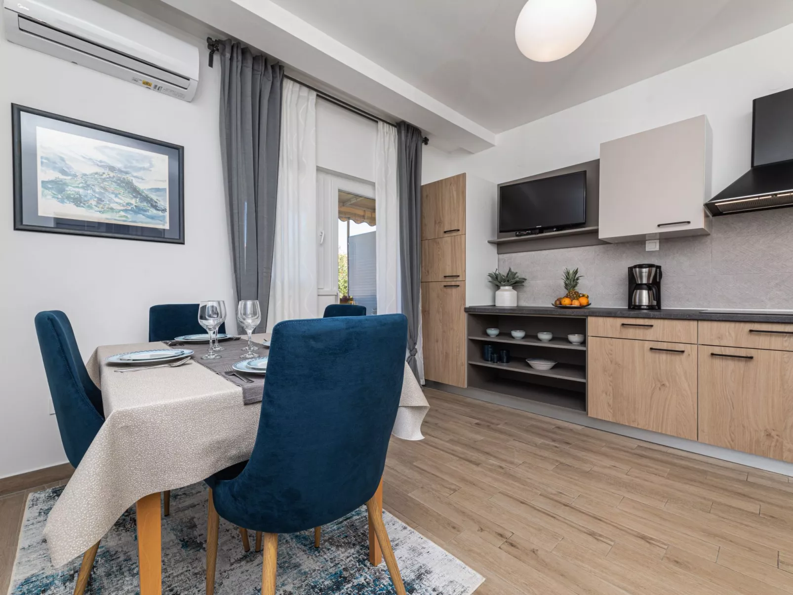 Für 2 Personen  + 1 Kind ca. 40 m&sup2; in Šilo, Adriaküste Kroatien (Kroatisch-Drinnen