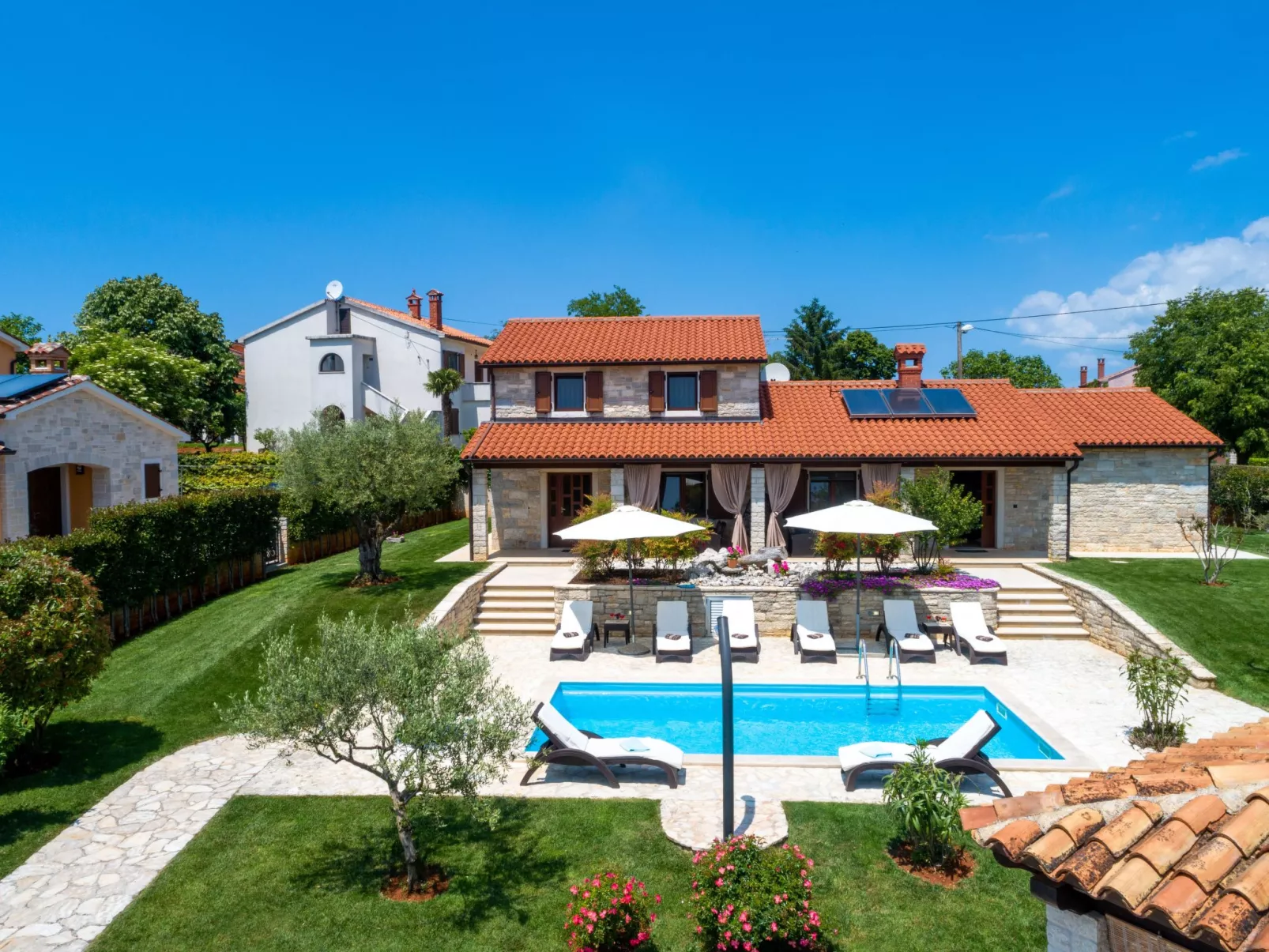 Landhaus Villa Casa Danijel mit Pool und Meerblick-Dedans