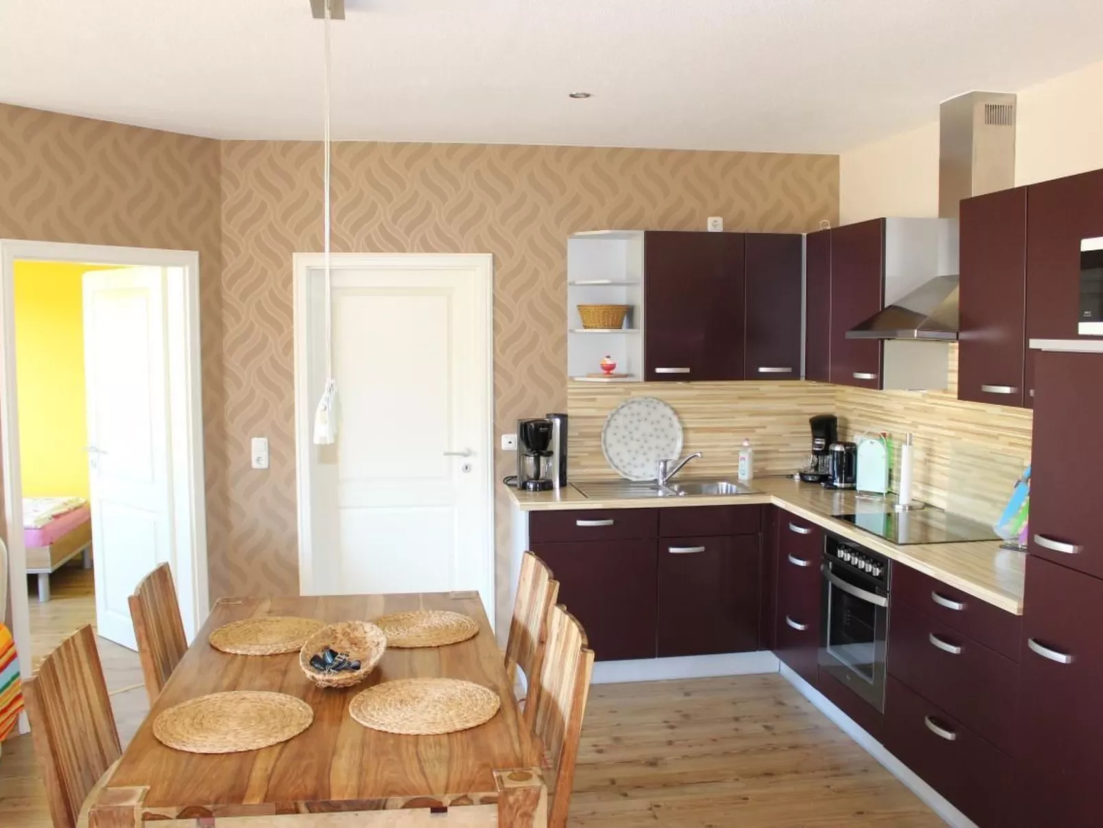 Wohnung in Wulfen mit Garten, Grill und Terrasse