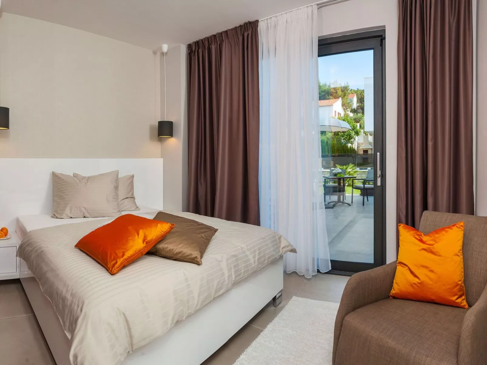 Luxuriöse Villa Calla mit Pool in Strandnähe-Drinnen