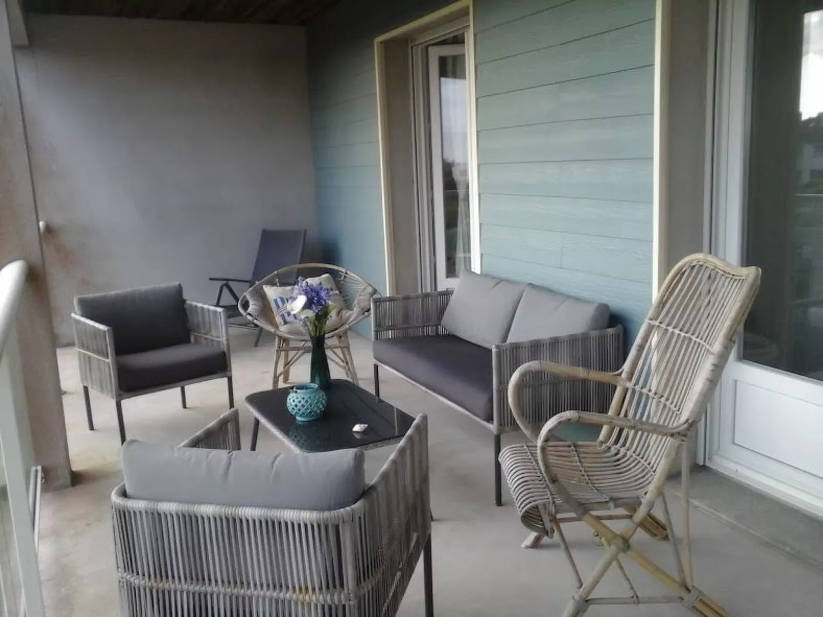 Robinson-Villa mit Meerblick, 50m vom Strand entfernt