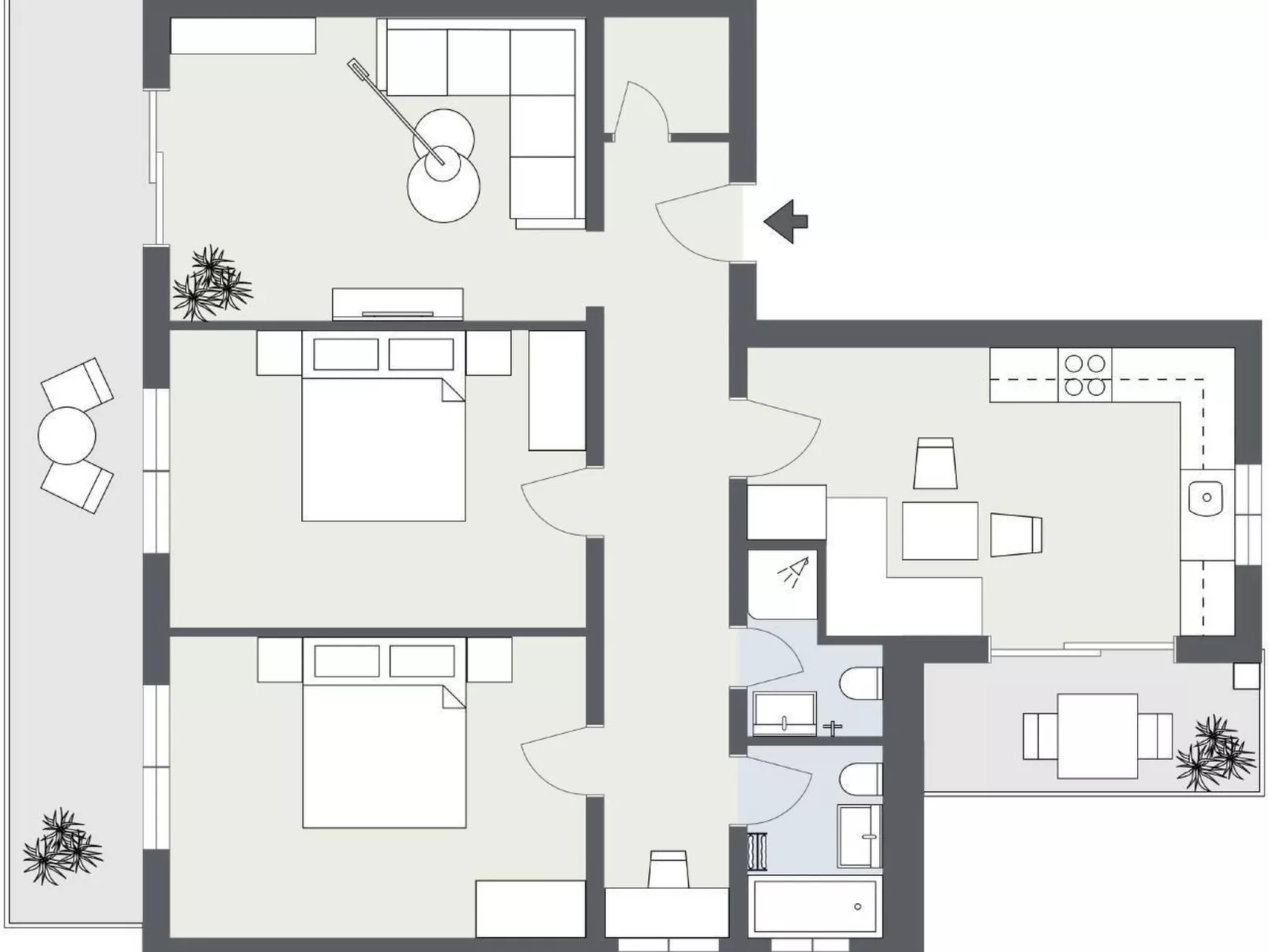 Top Ferienwohnung Pollux für 4-5 Personen