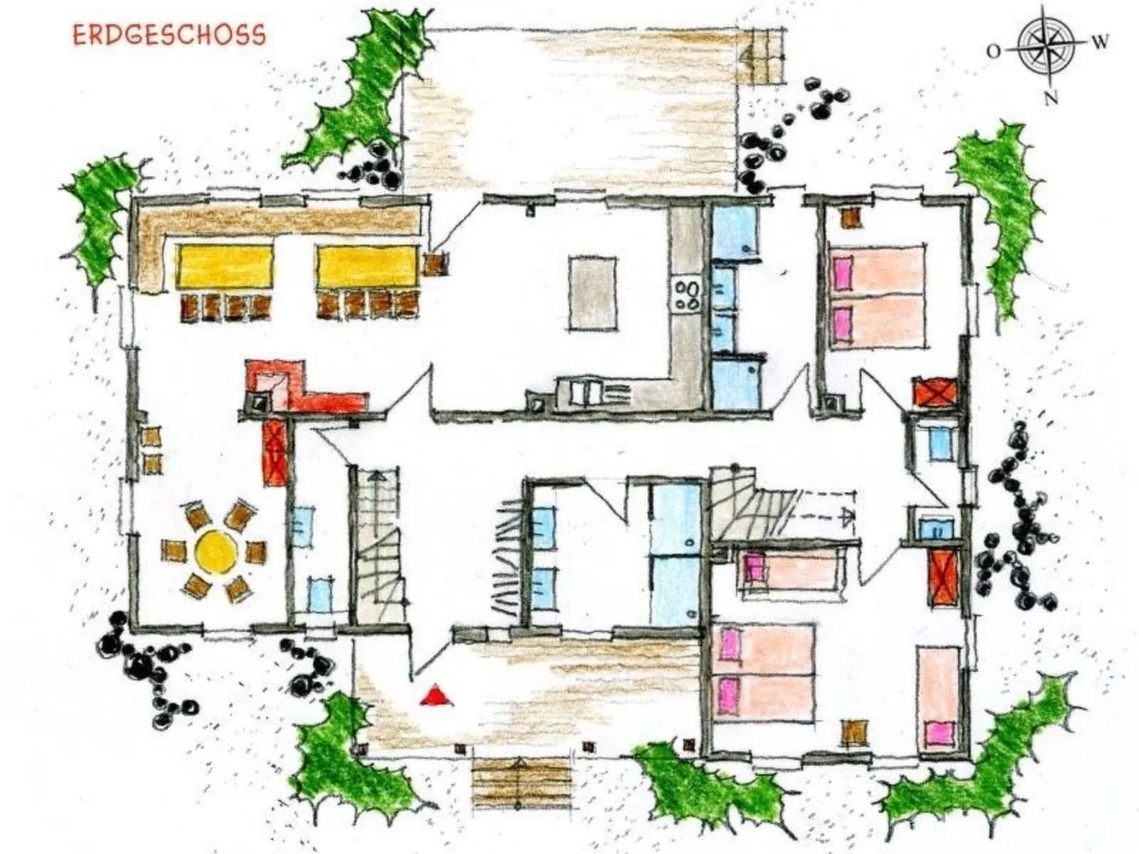 Urgemütliche Gruppenhütte mit Gartensauna
