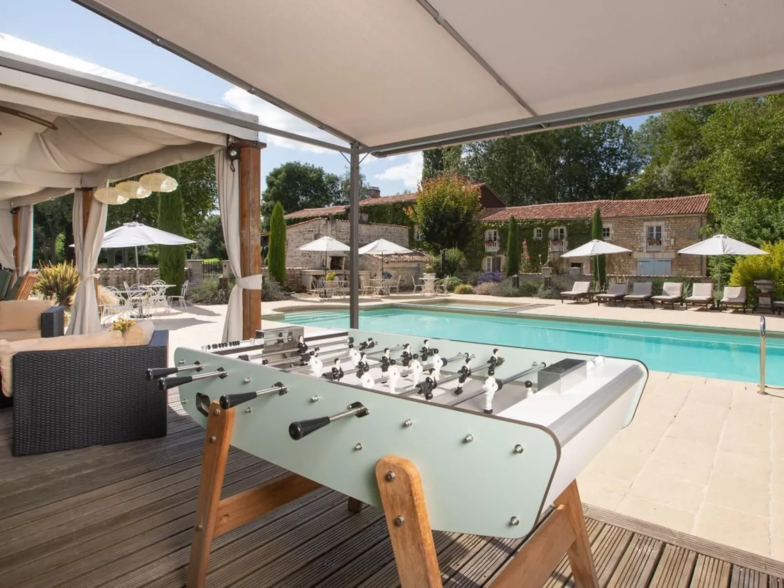 Le Petit Moulin - Feriendomizil mit beheiztem Pool-Dedans