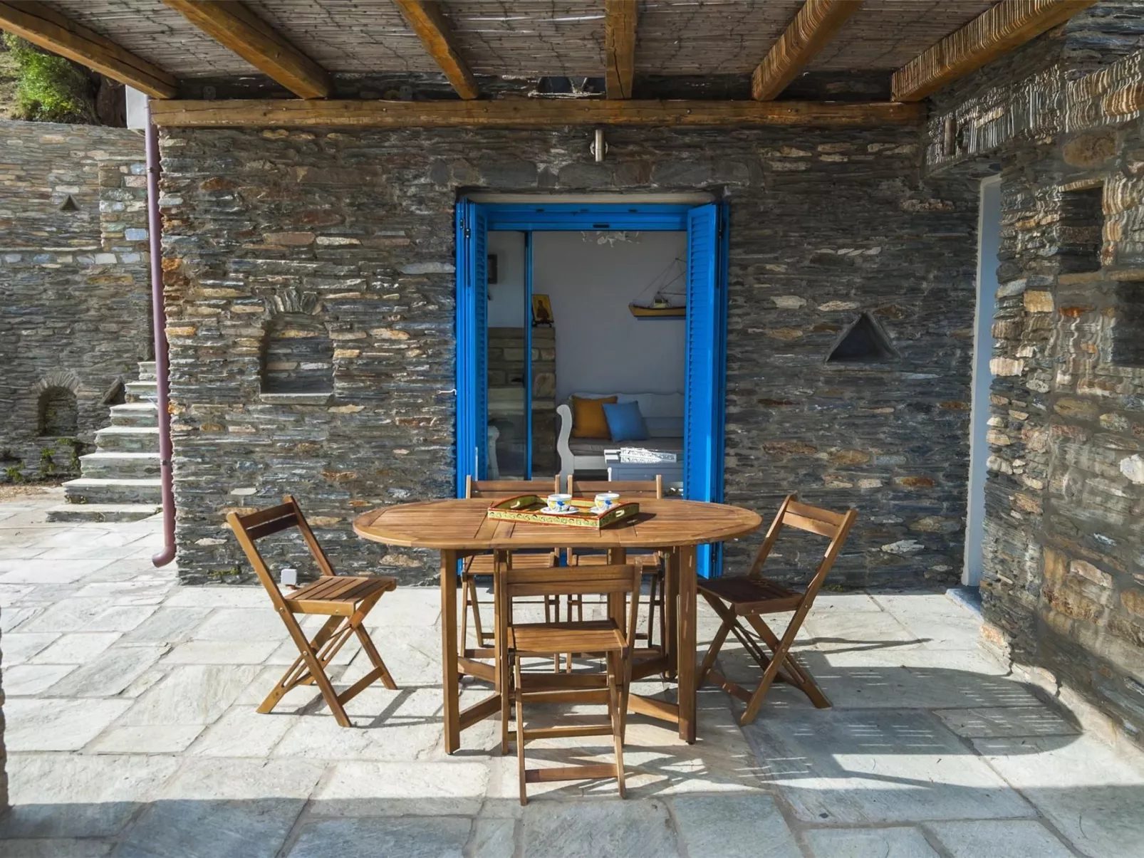 Ferienvilla "Anemos" mit Infinity-Pool-Outside