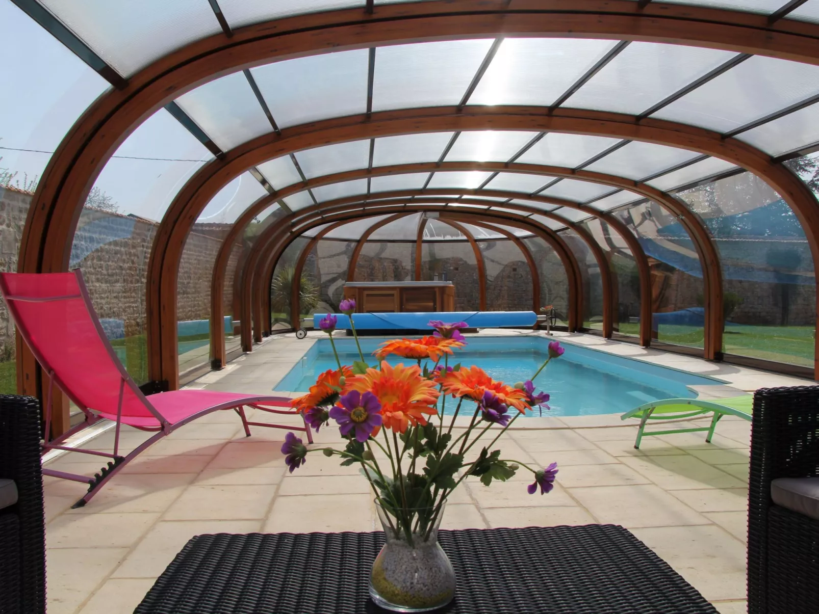 Villa "La Bergerie" mit Privatpool und Spa-Outside