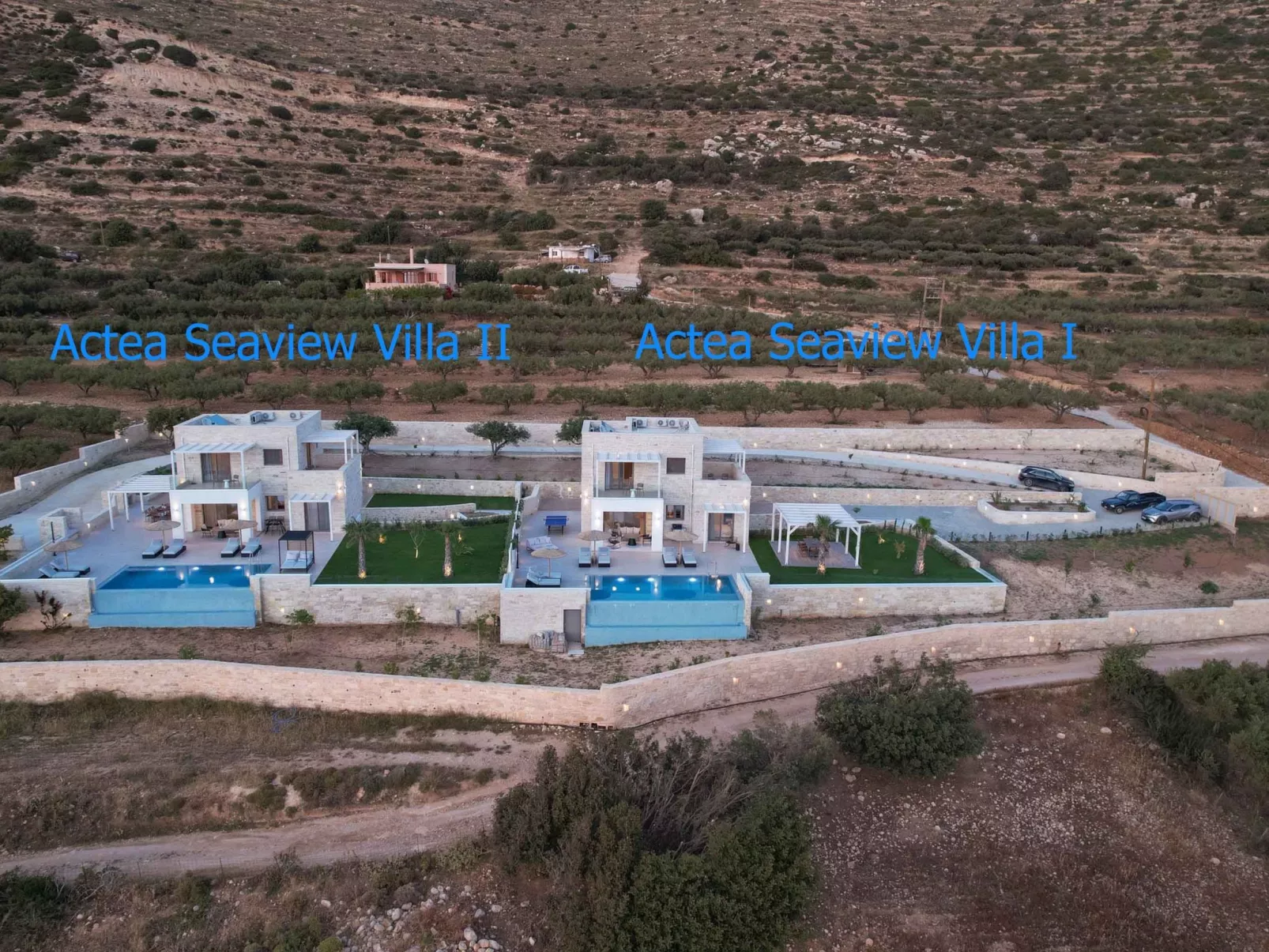 Actea Seaview Villa II''Free''beheizter Pool,800m Meer-Dehors