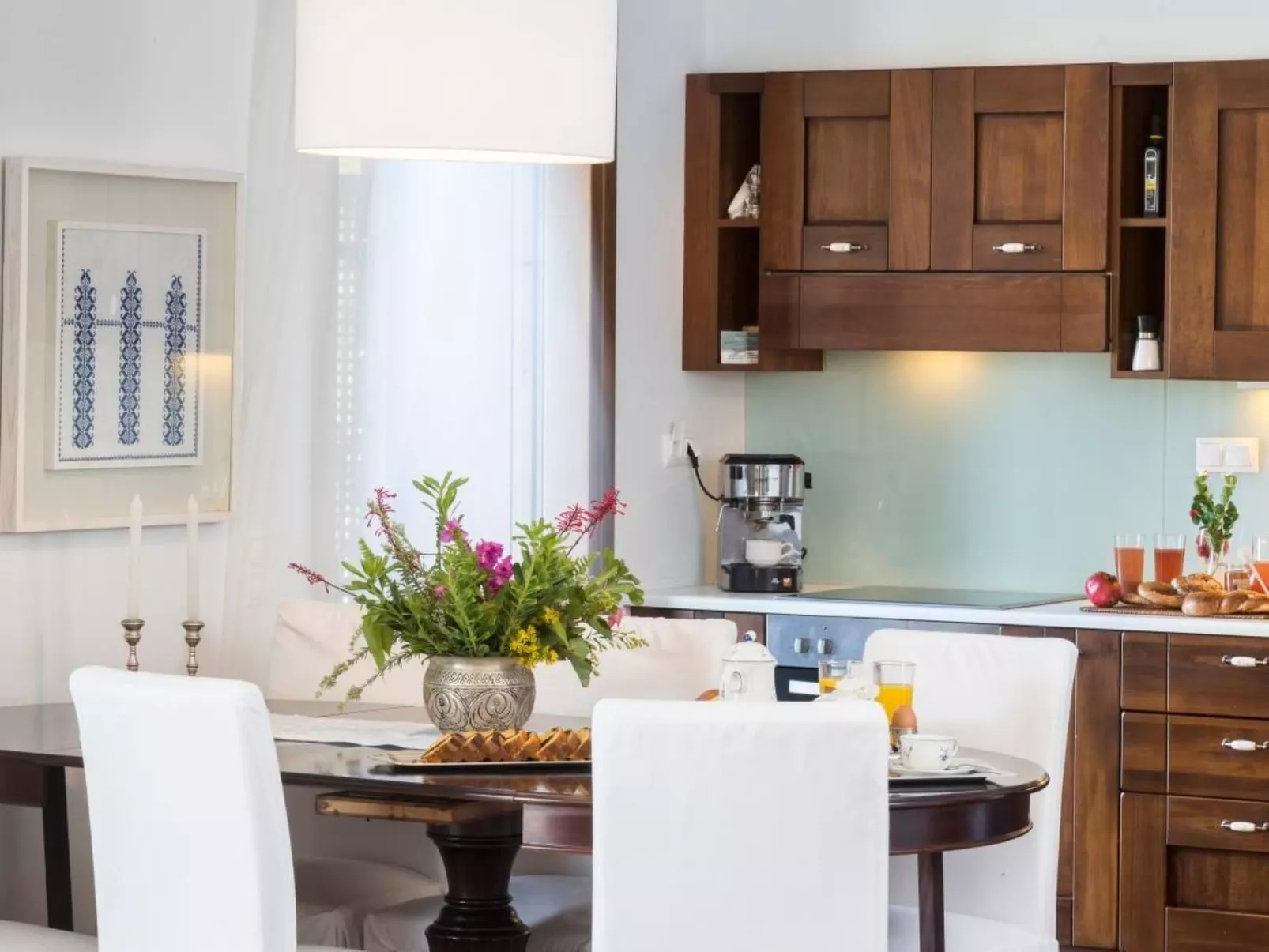 Anemos Villa Ferienhaus Aussicht Gemütlicher beheizter Pool-Inside