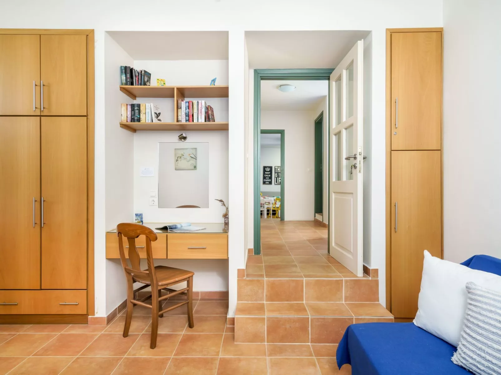 Villa aus Stein, privater Pool, BBQ 30m zum Strand-Drinnen