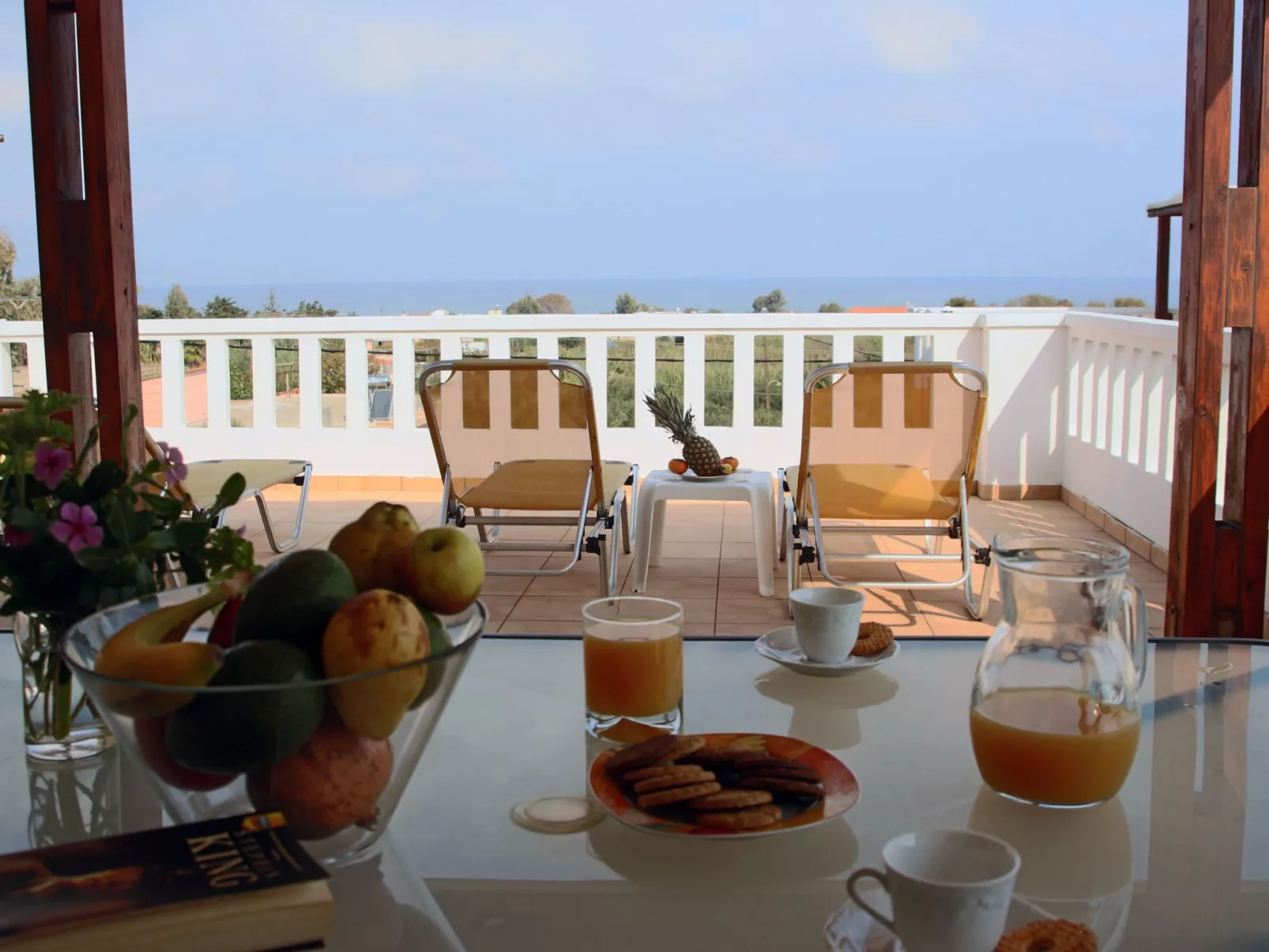 Haus in Maleme mit Außenpool-Draußen