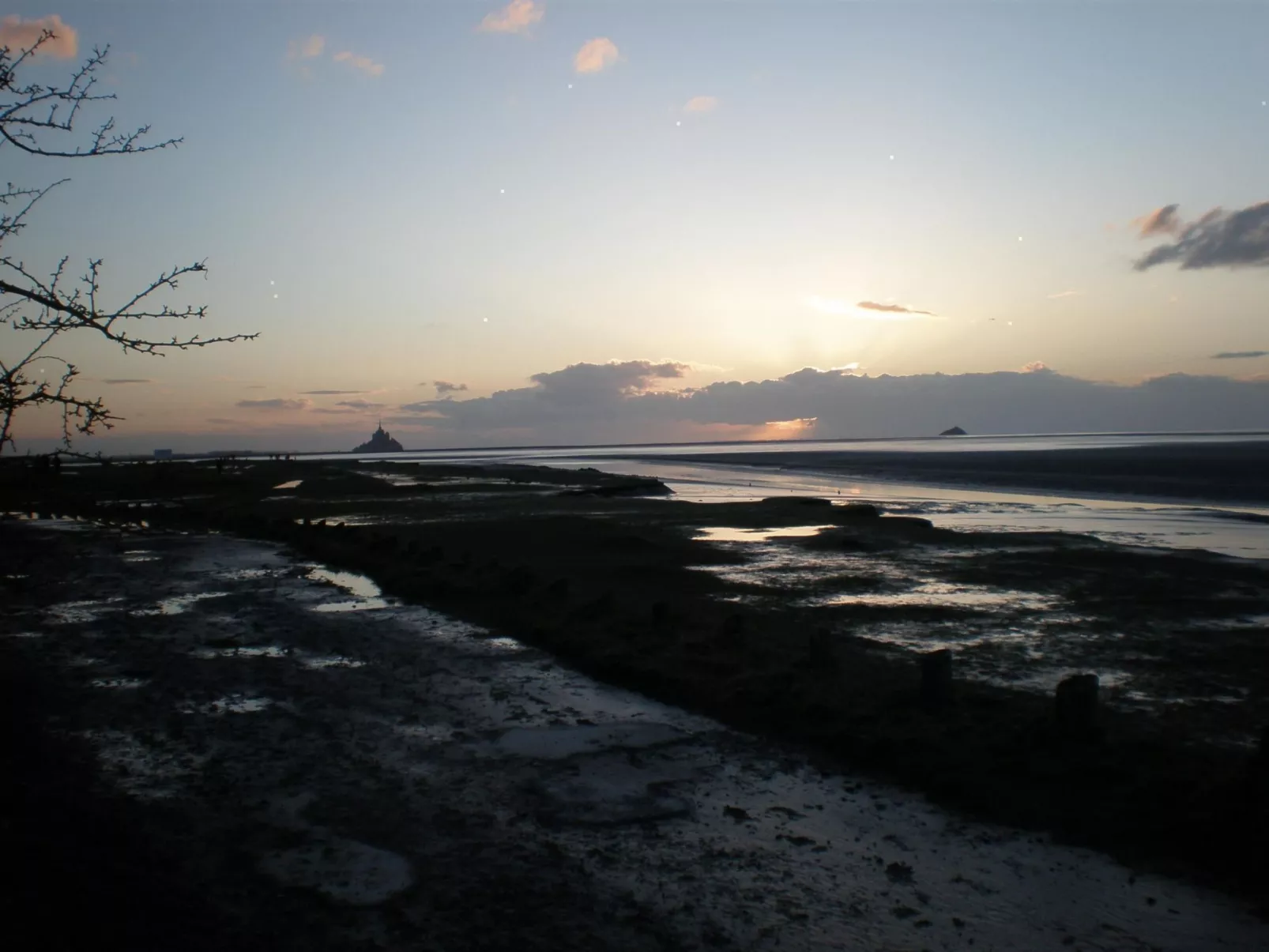 Gite Pamphilienne mit Blick auf Mont Saint Michel-Dehors