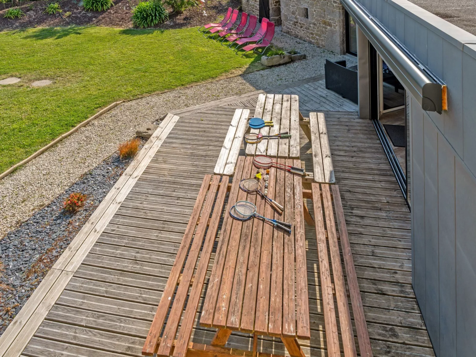 Landgut "Villa Léànie" mit Innenpool-Draußen