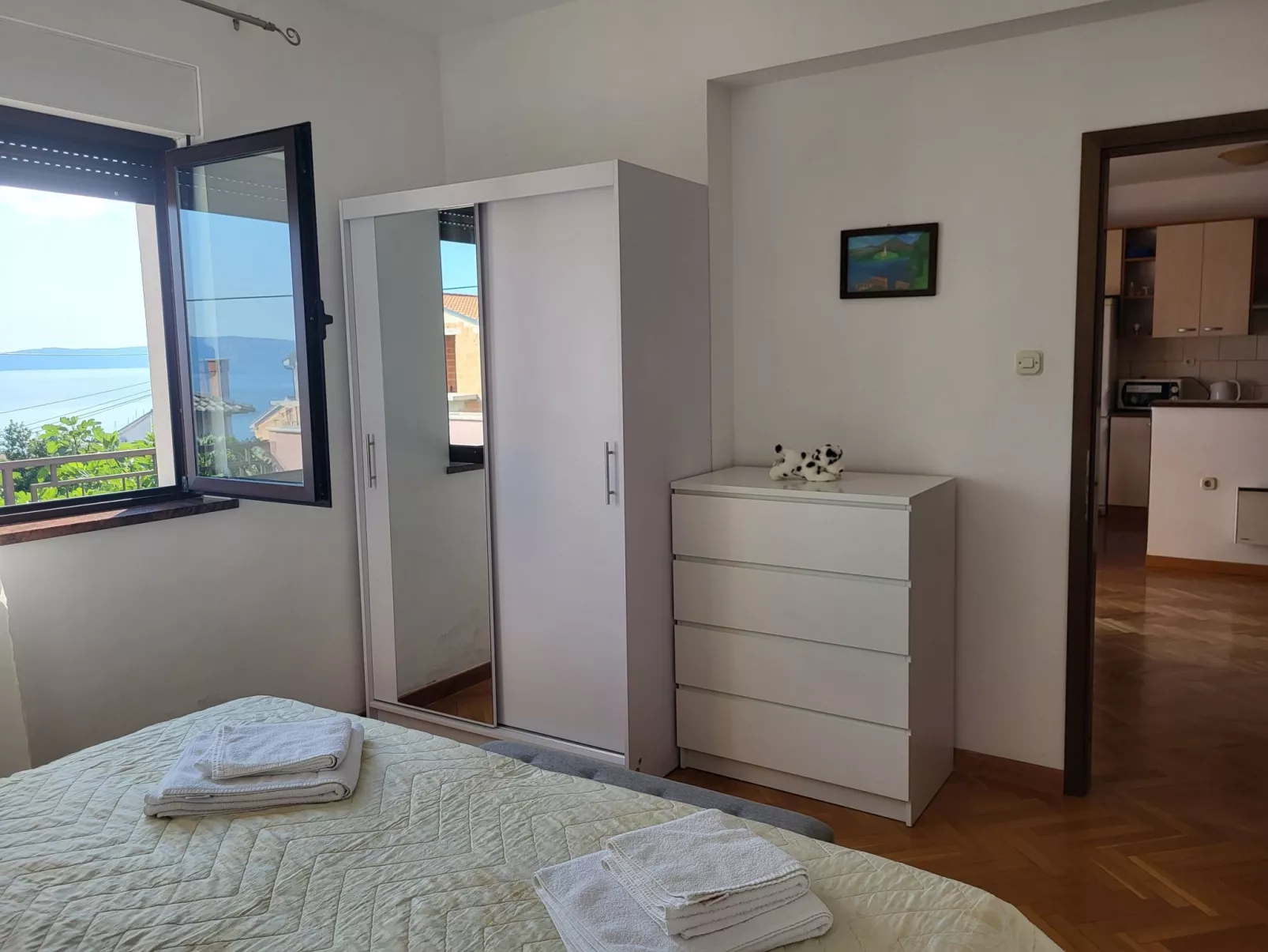 Meerblick-Wohneinheit  8 Personen am Zentrumsrand-Dedans