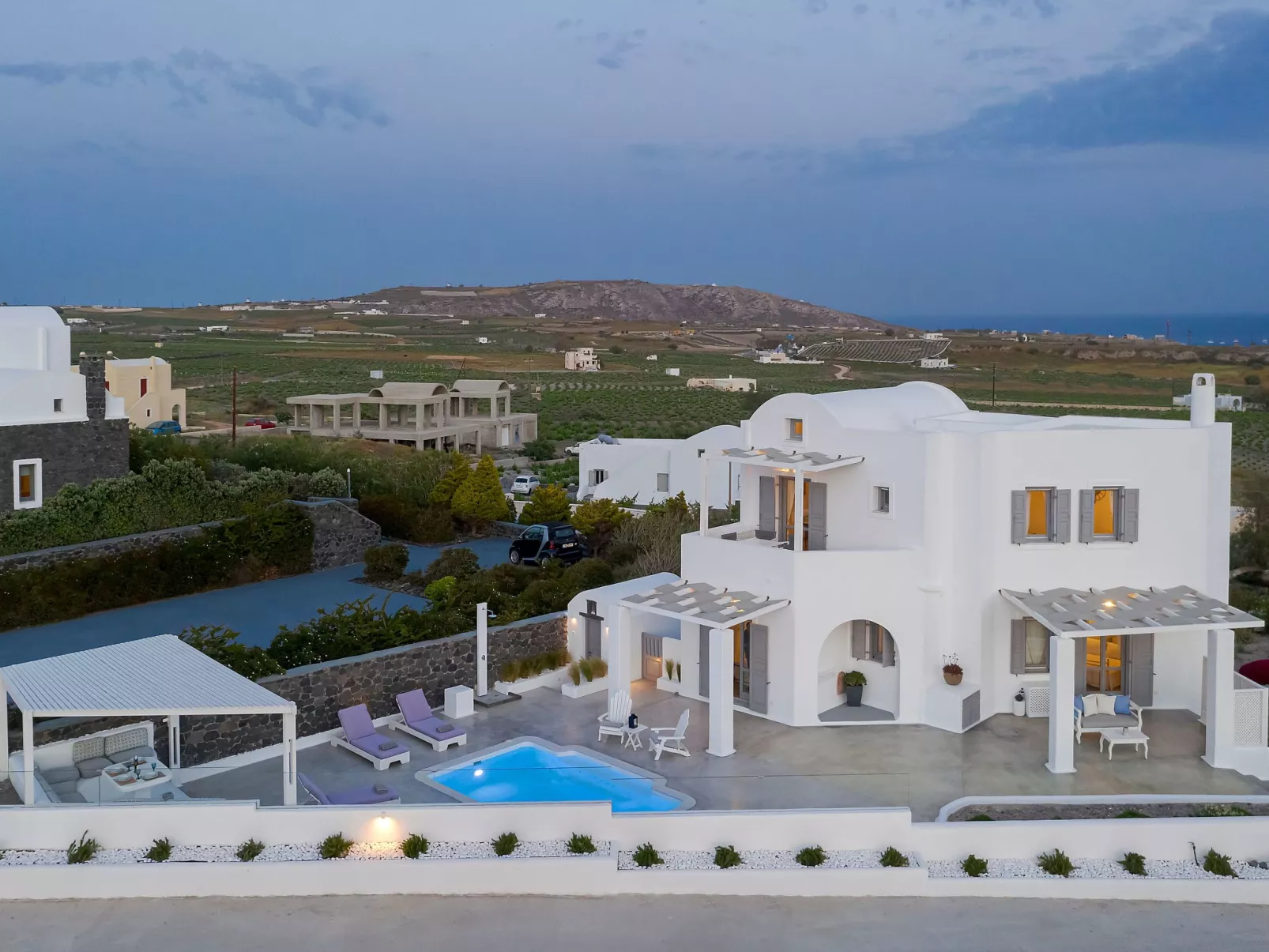Hemera Ferienhaus Villa auf Santorin-Outside