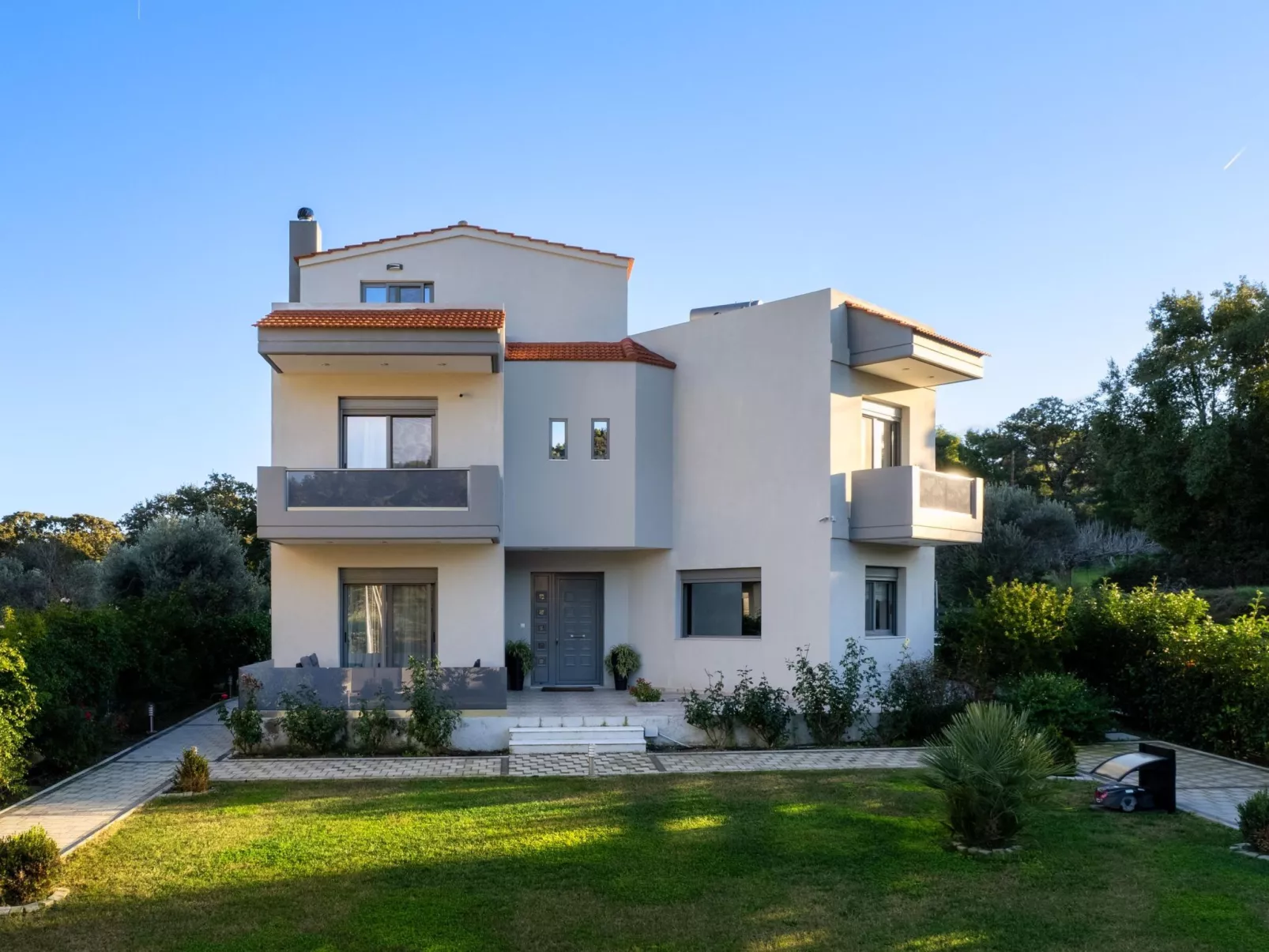 Versteckte Villa-Dehors