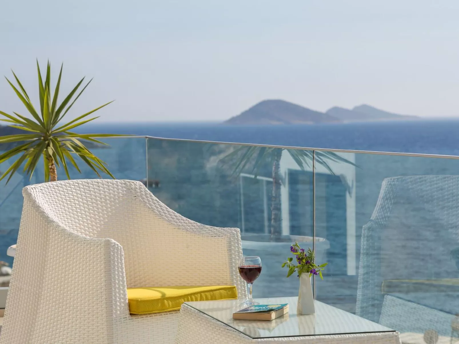 Moderne Villa nähe Meer in Kalkan-Draußen