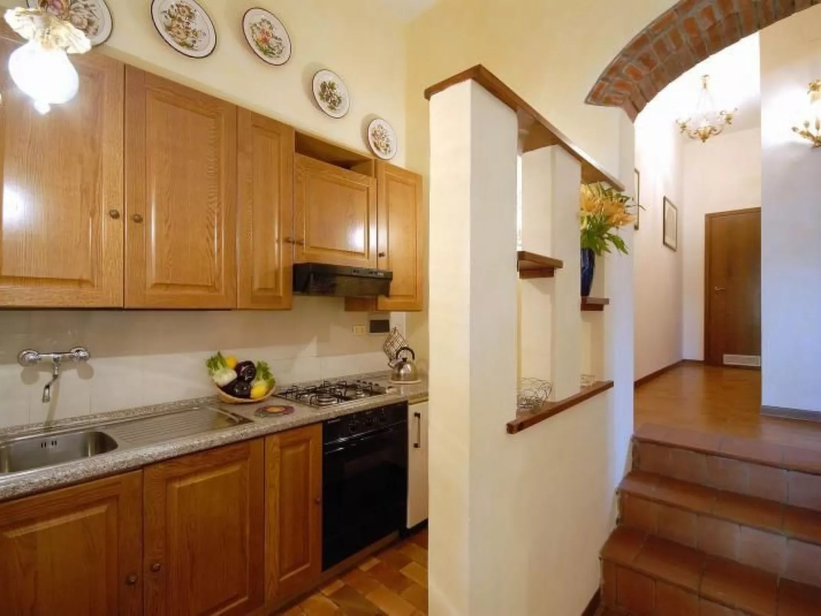 Unterkunft mit Panoramaterrasse, für 4 Personen-Drinnen