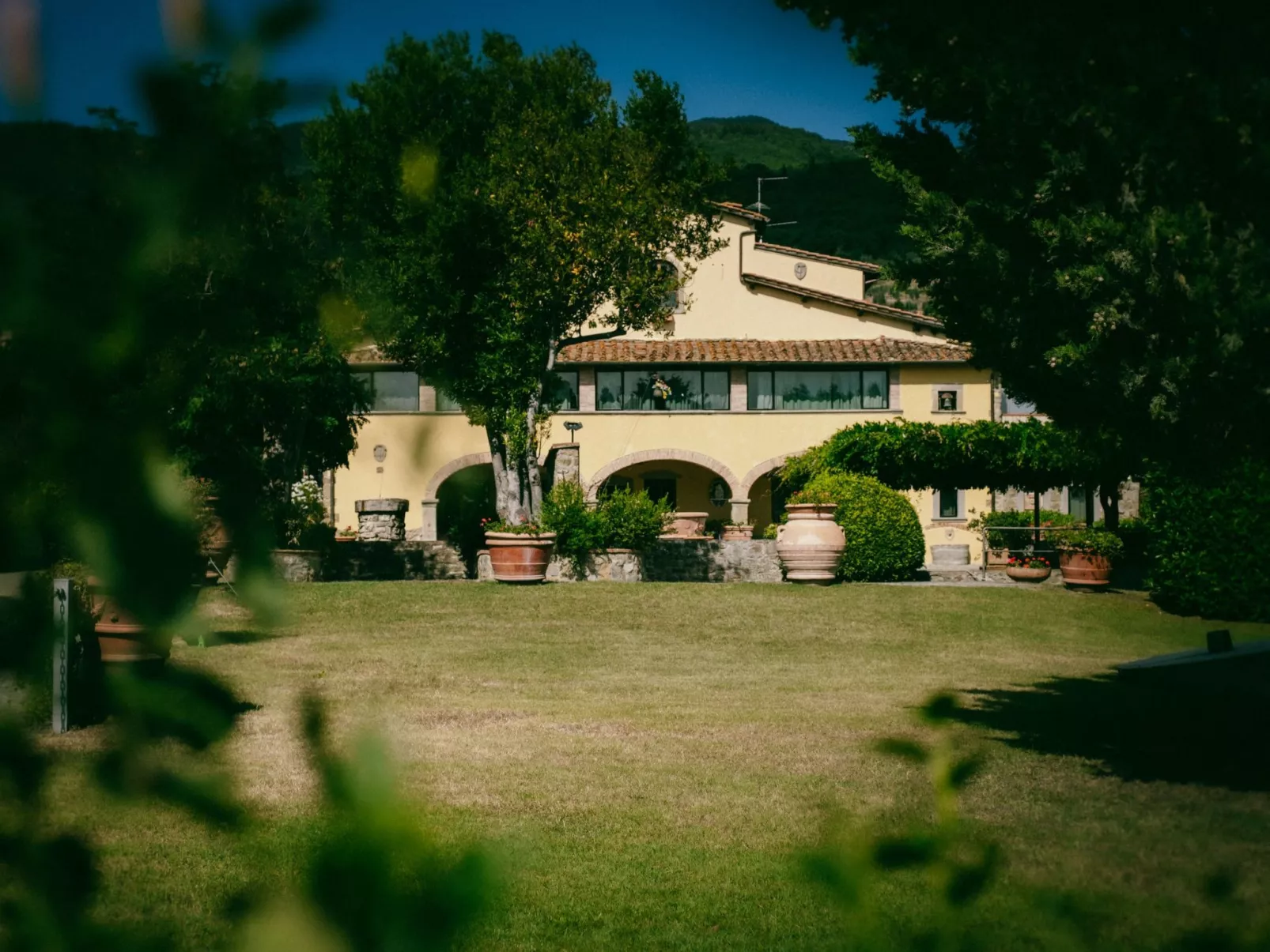 Unterkunft in einer Residenz mit Restaurant und Schwimmbad-Dehors
