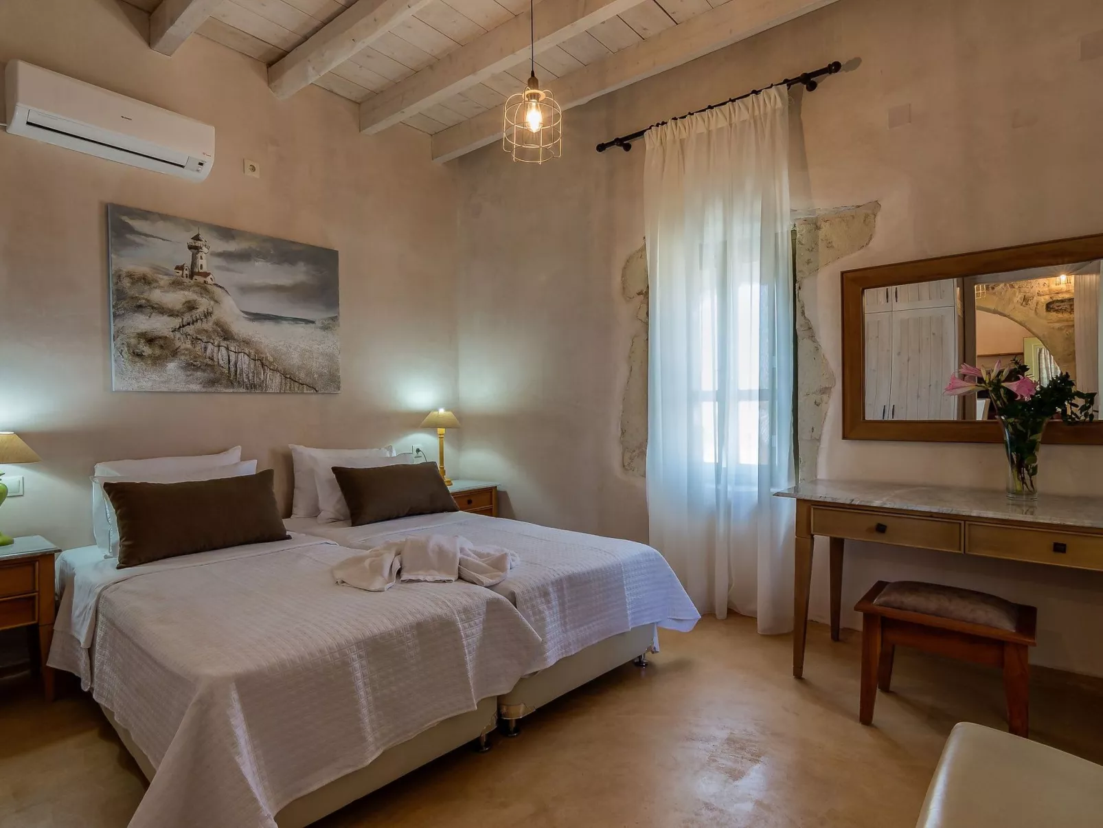 Traditionelle Villa, privater Pool, 5km zum Strand-Drinnen