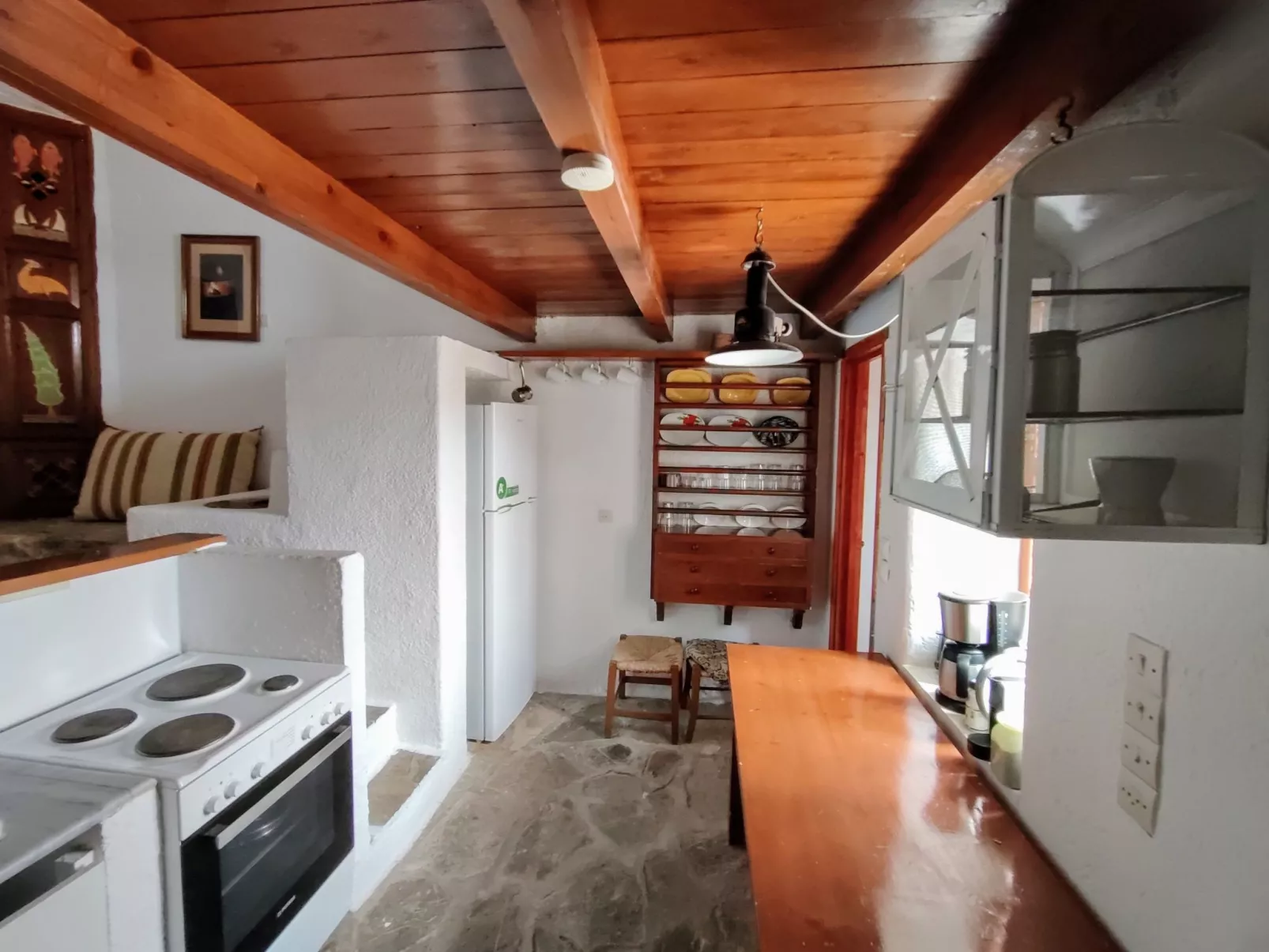 Meerblick-Ferienhaus Argyro in Mavrikiano.-Inside