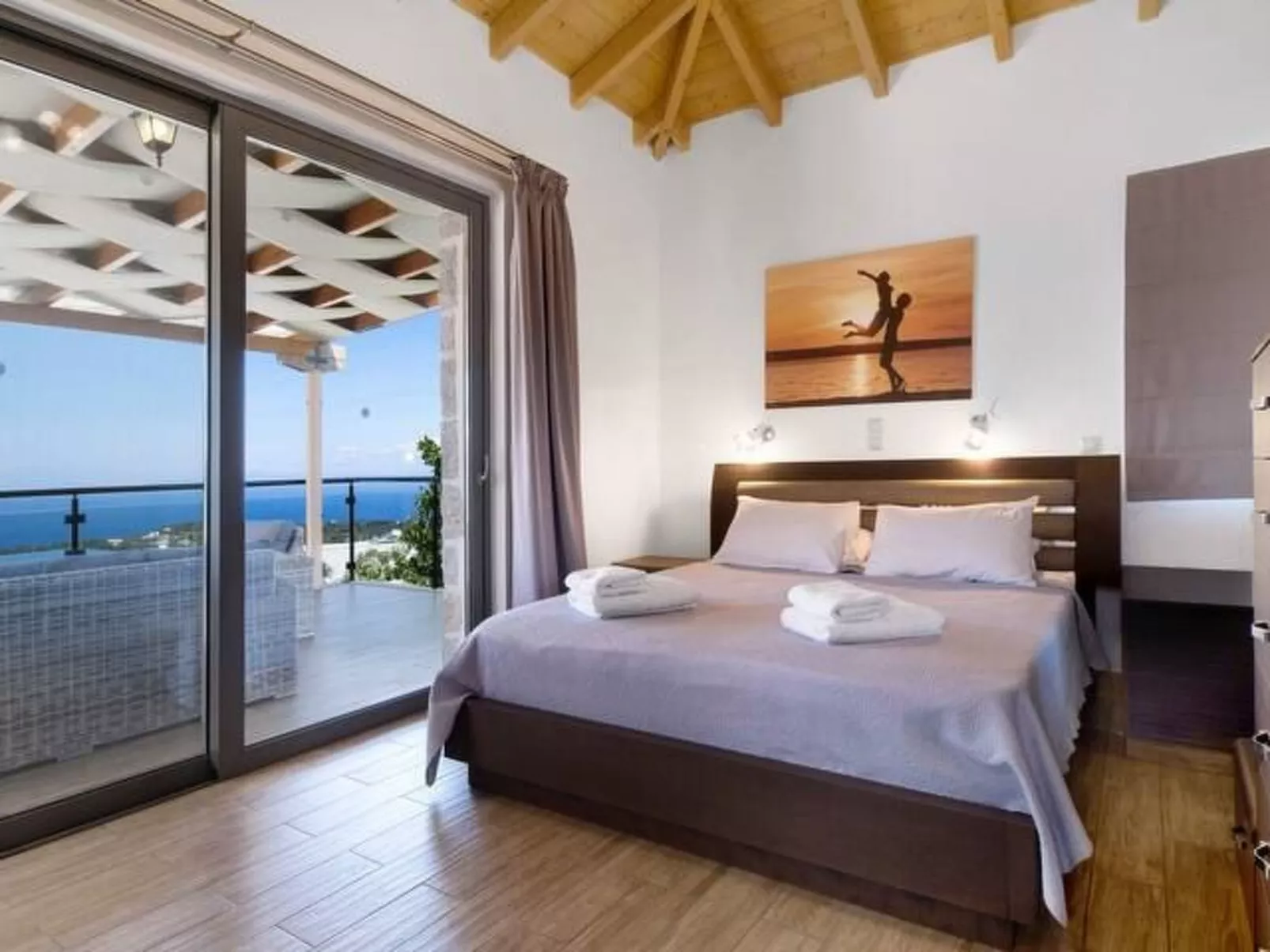 Luxuriöse Steinvilla Emily nahe dem Strand von Mylos-Dedans