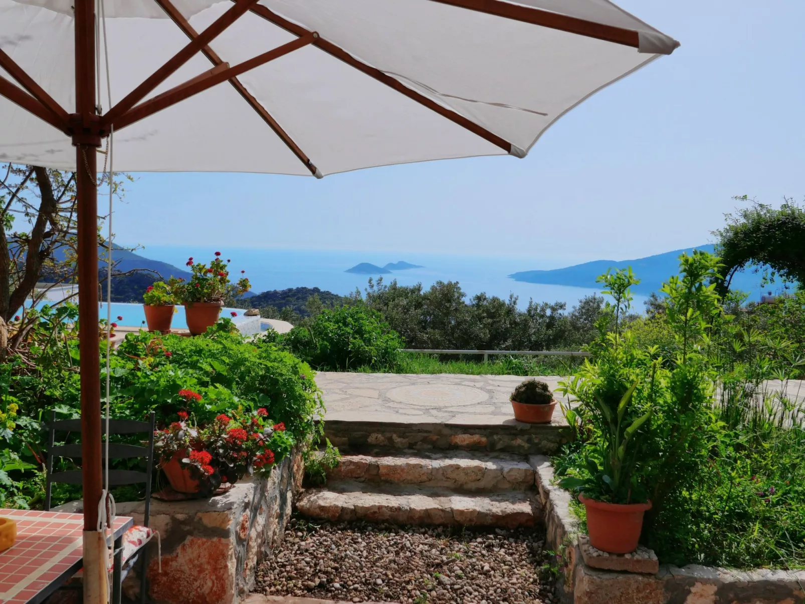 Rustikales Natursteinhaus an der Bucht von Kalkan-Draußen