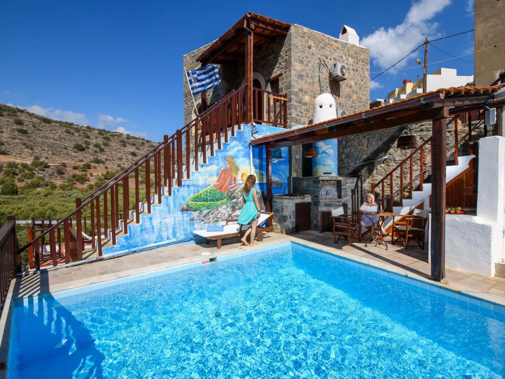 Kretisches Steinhaus mit Gemeinschaftspool-Image-tags.info