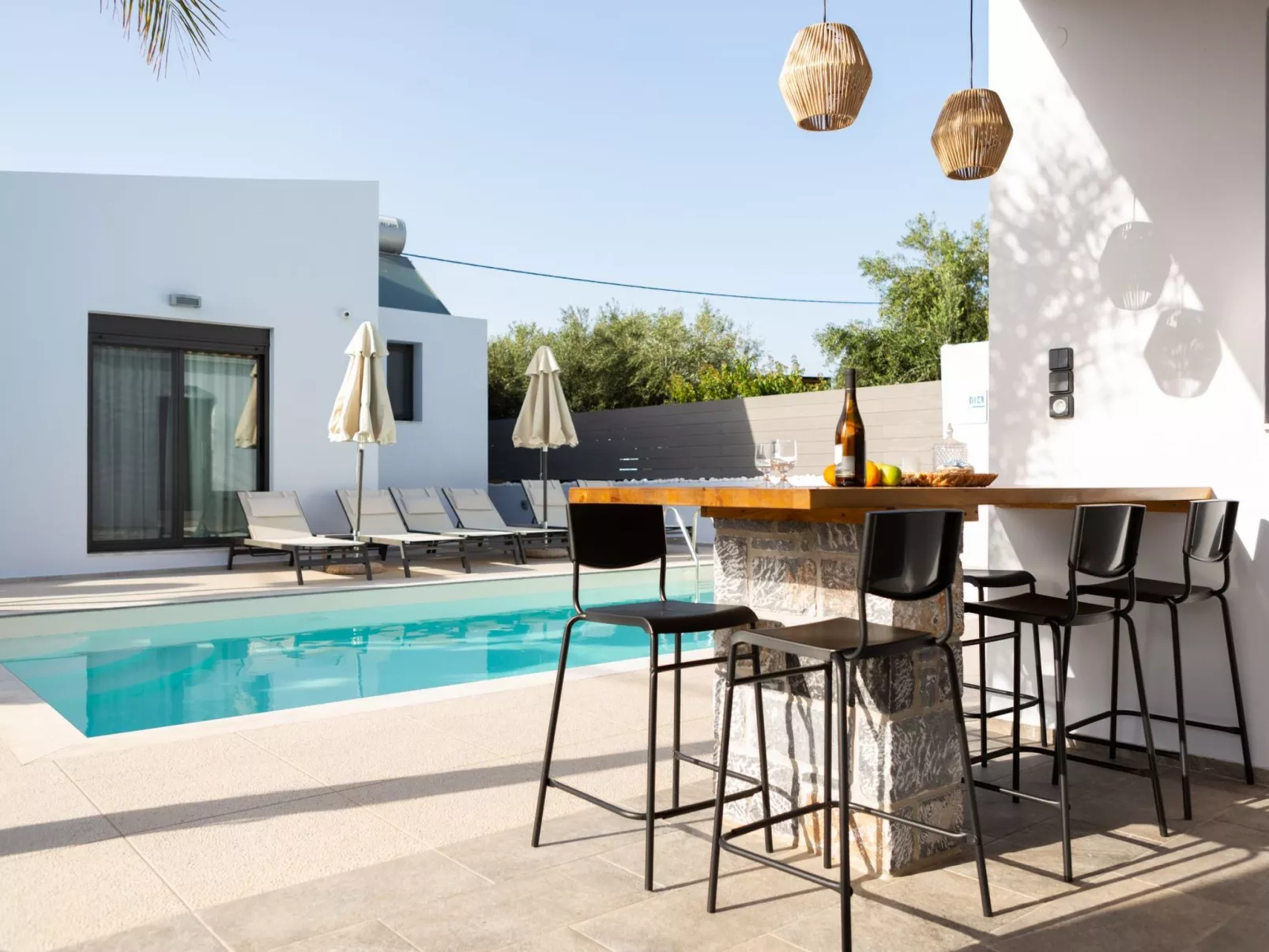 Villa Stavelia mit privatem Pool-Outside