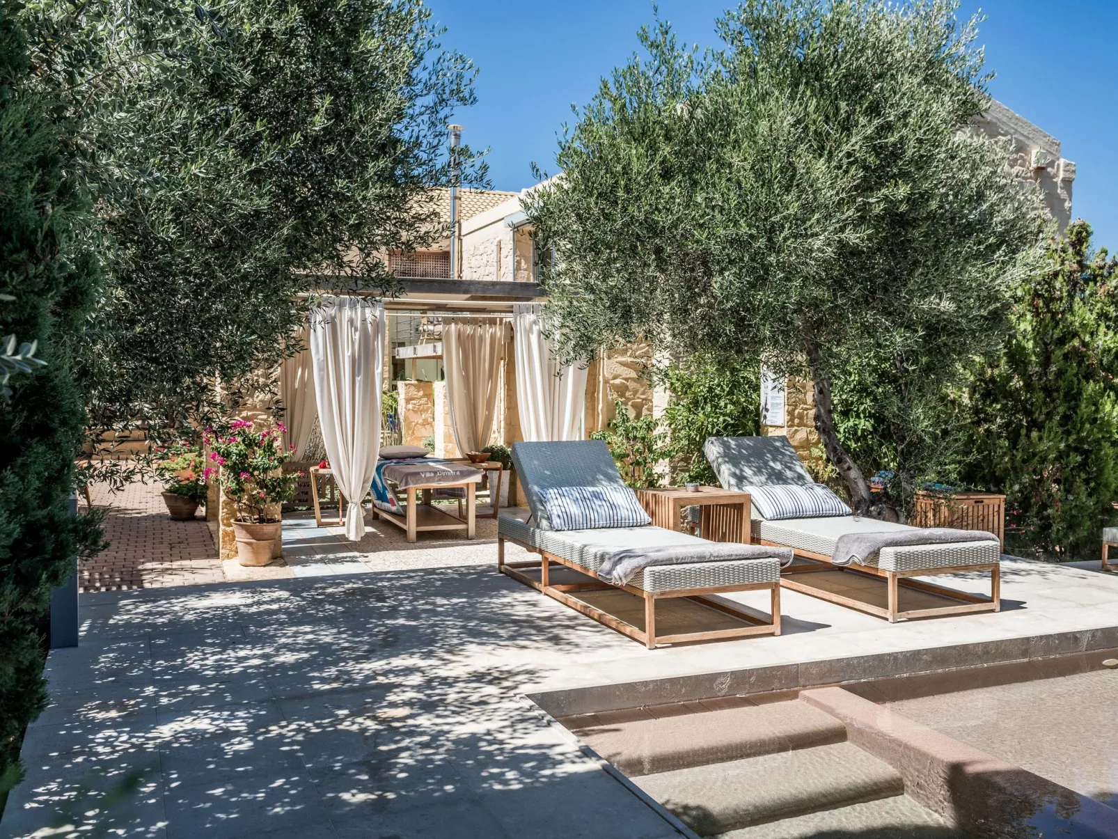 Villa Dimi Nähe Sandstrand Kalathas-Dehors