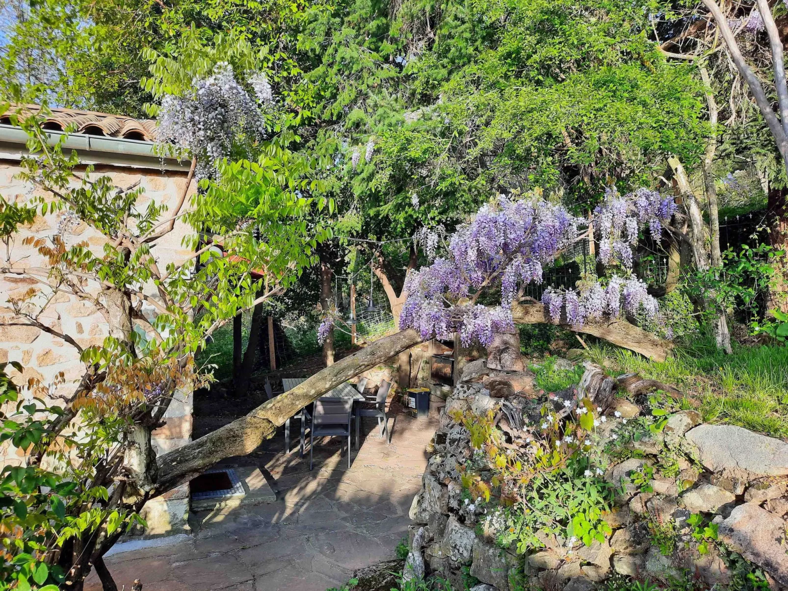 Klimatisiertes Ferienhaus mit Pool-Outside