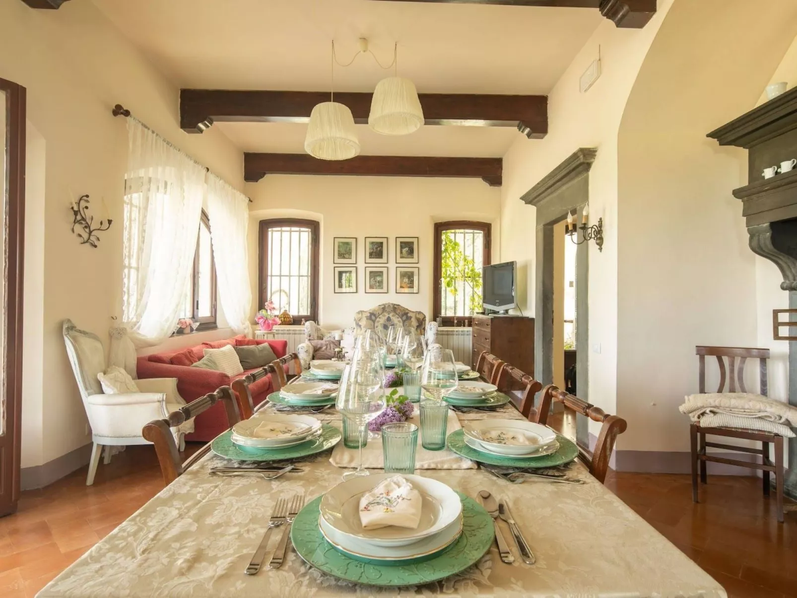 Prächtige toskanische Chianti-Villa-Dedans