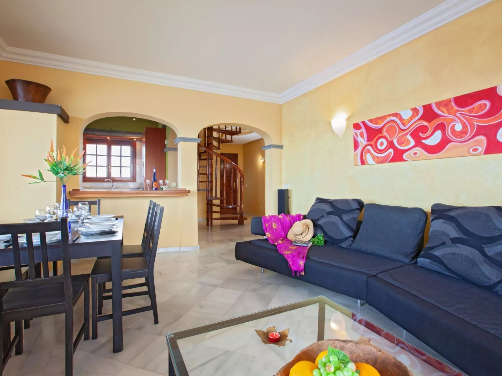 Wunderschöne, umweltfreundliche Villa am Meer-Drinnen