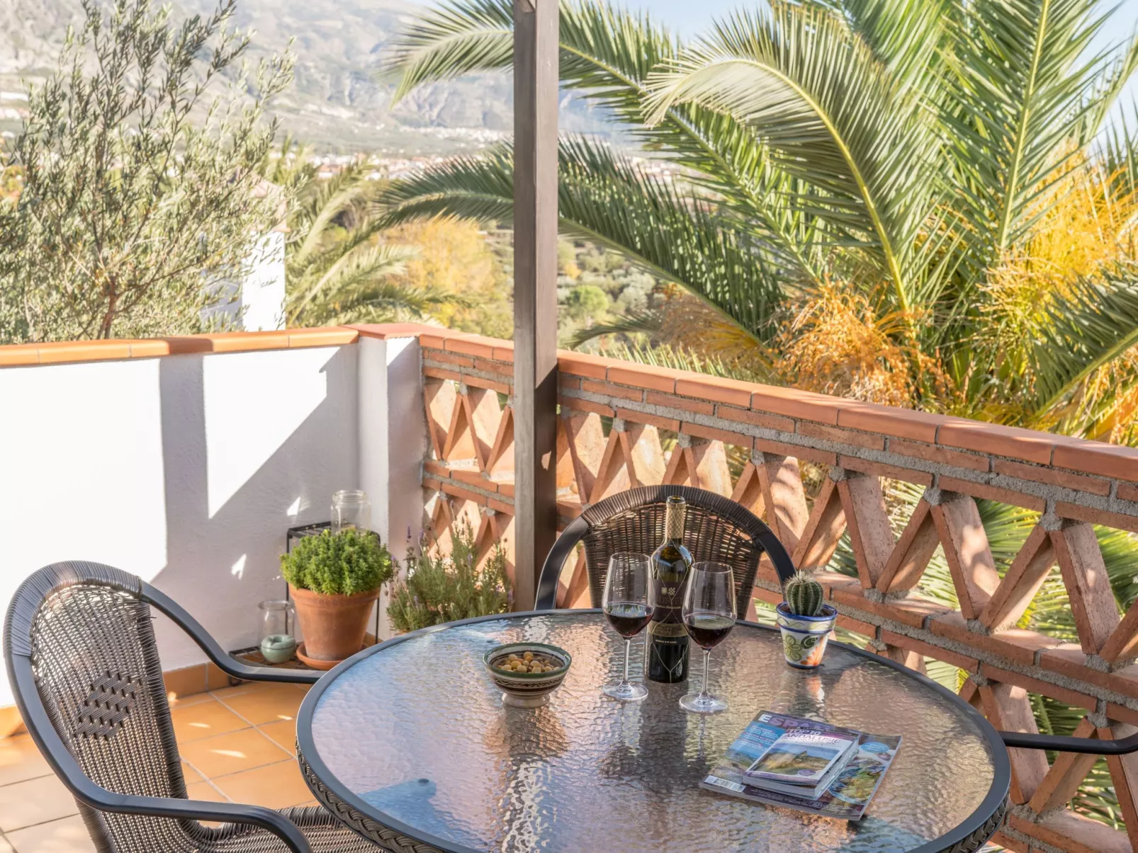 Casa El Olivo, Landhaus mit Bergblick-Outside