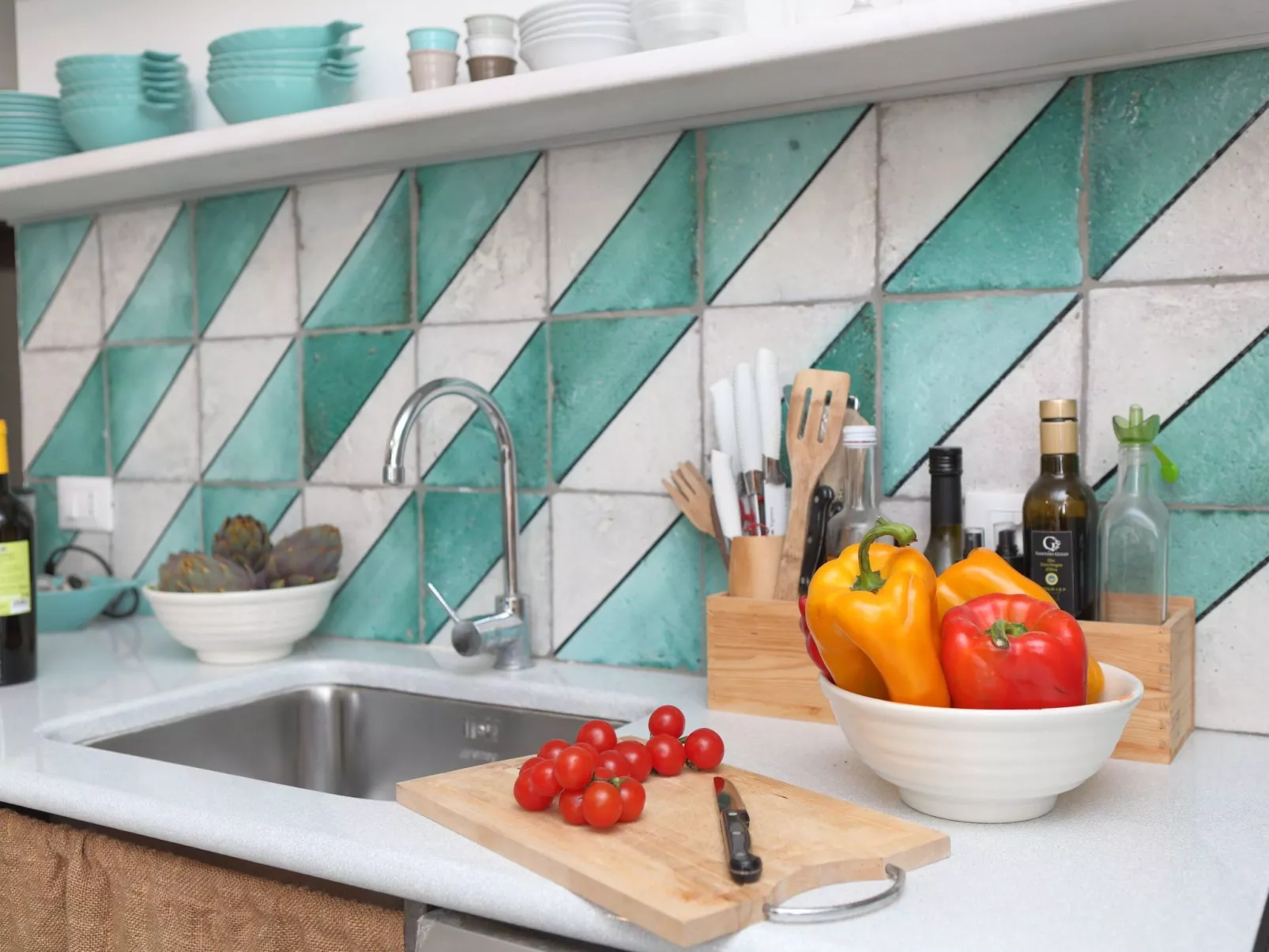 Charmante Wohnung in Cefalù mit Terrasse-Drinnen