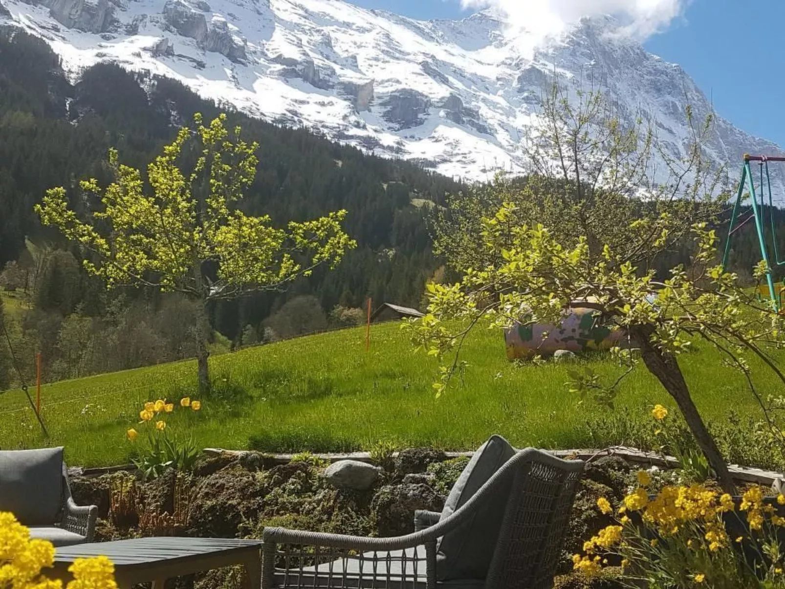 Bei der Arve 4 Bett Wohnung-Dehors