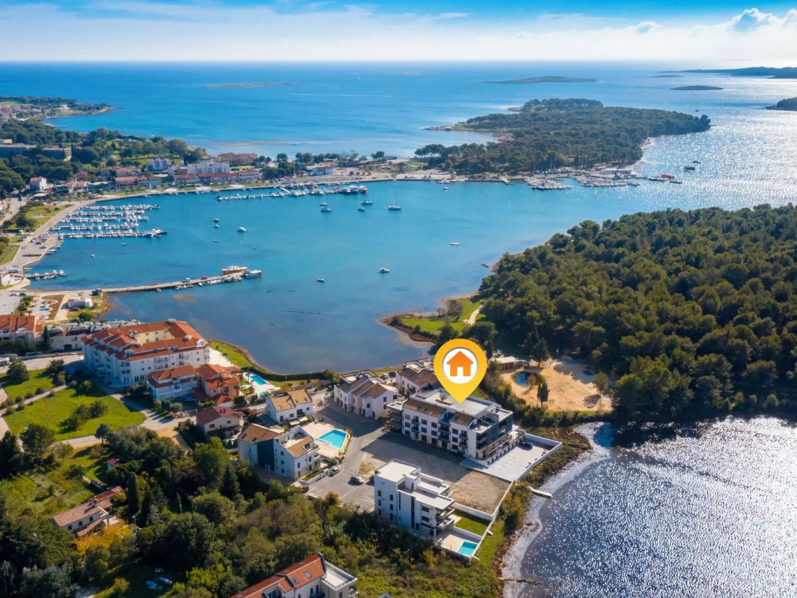 Für 4 Personen ca. 45 m&sup2; in Medulin, Istrien (Medulin und Umgebung) - Outside