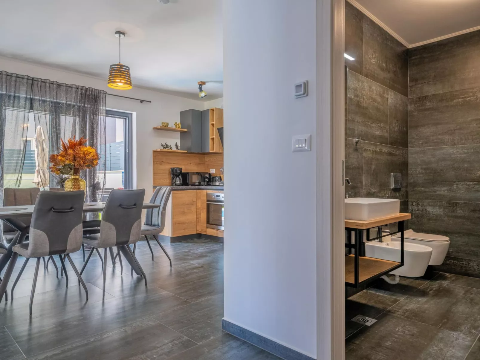 Apartment Rose mit privatem Pool-Inside