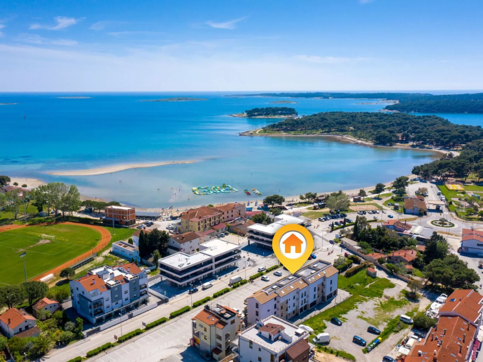 Wohnung "Nevia B6" mit Blick auf das Wasser